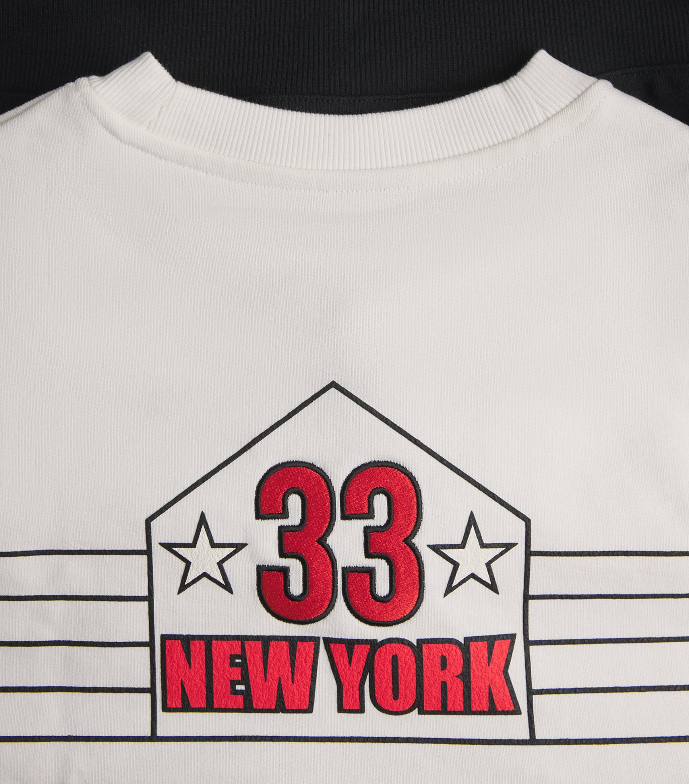 Willy Chavarria Mens x adidas Originals New York Baseball Sweatshirt White Image 6