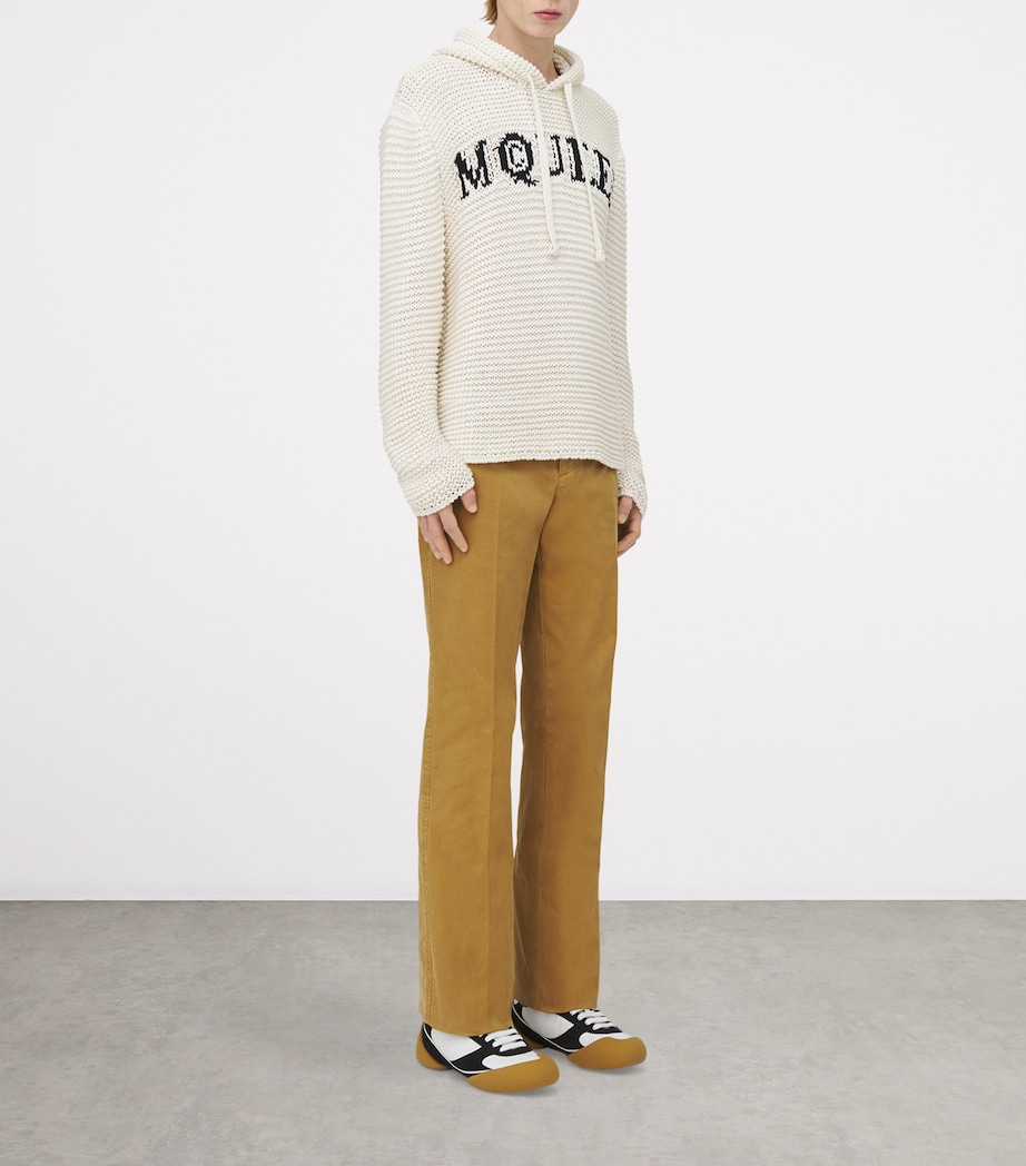 Knitted Logo Hoodie 9009 Image 3