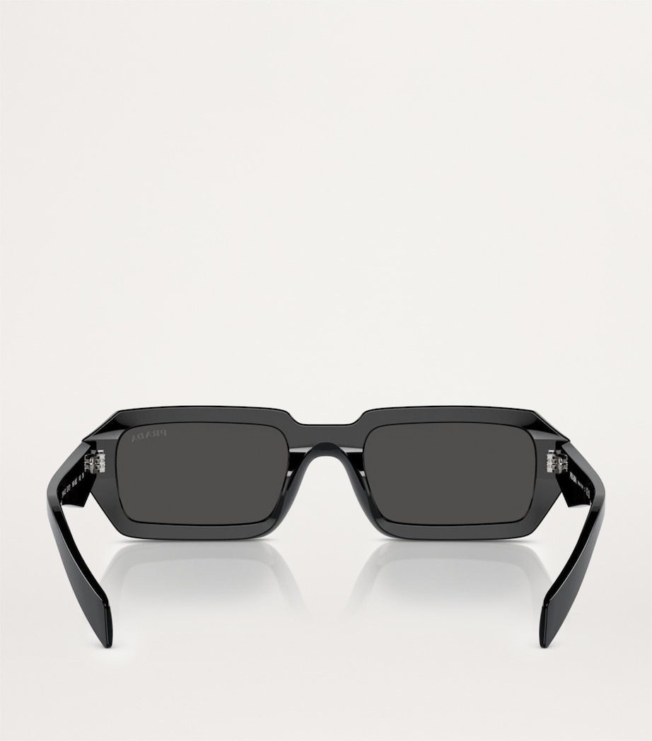 Acetate Rectangular Sunglasses 16K08Z Image 4
