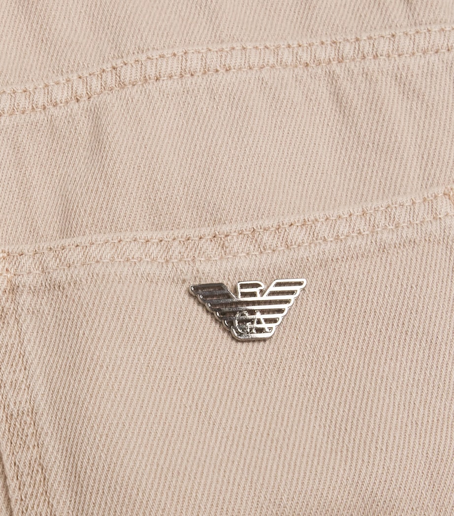 Emporio Armani Kids Carpenter Jeans (4-16 Years) Warm Taupe Image 3