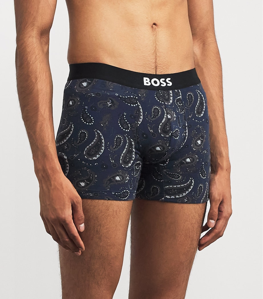 Organic Cotton Stretch Boxer Briefs (Pack of 3) 972 OPEN MISC Image 2