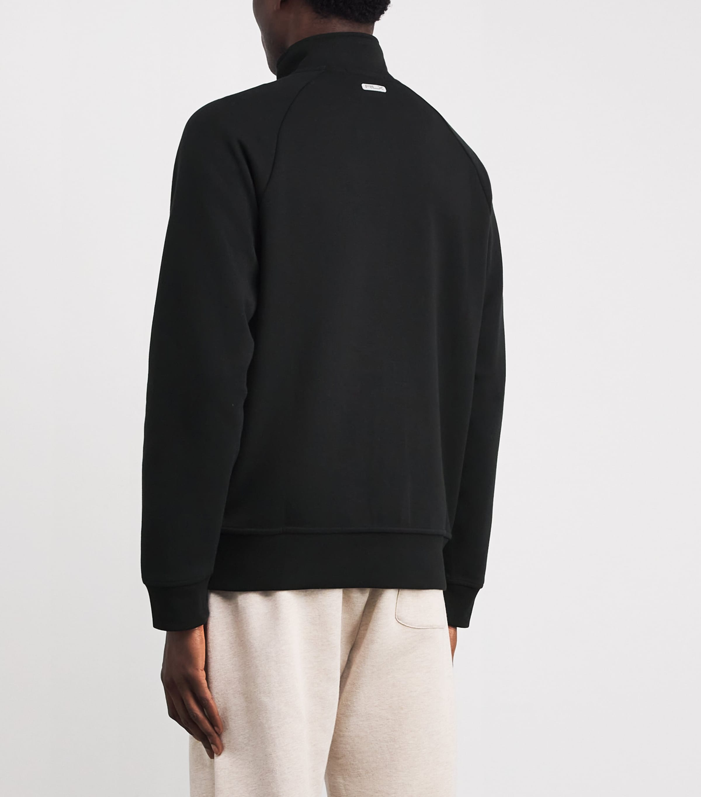 Double Knit Zip-Up Jacket POLO BLACK Image 4