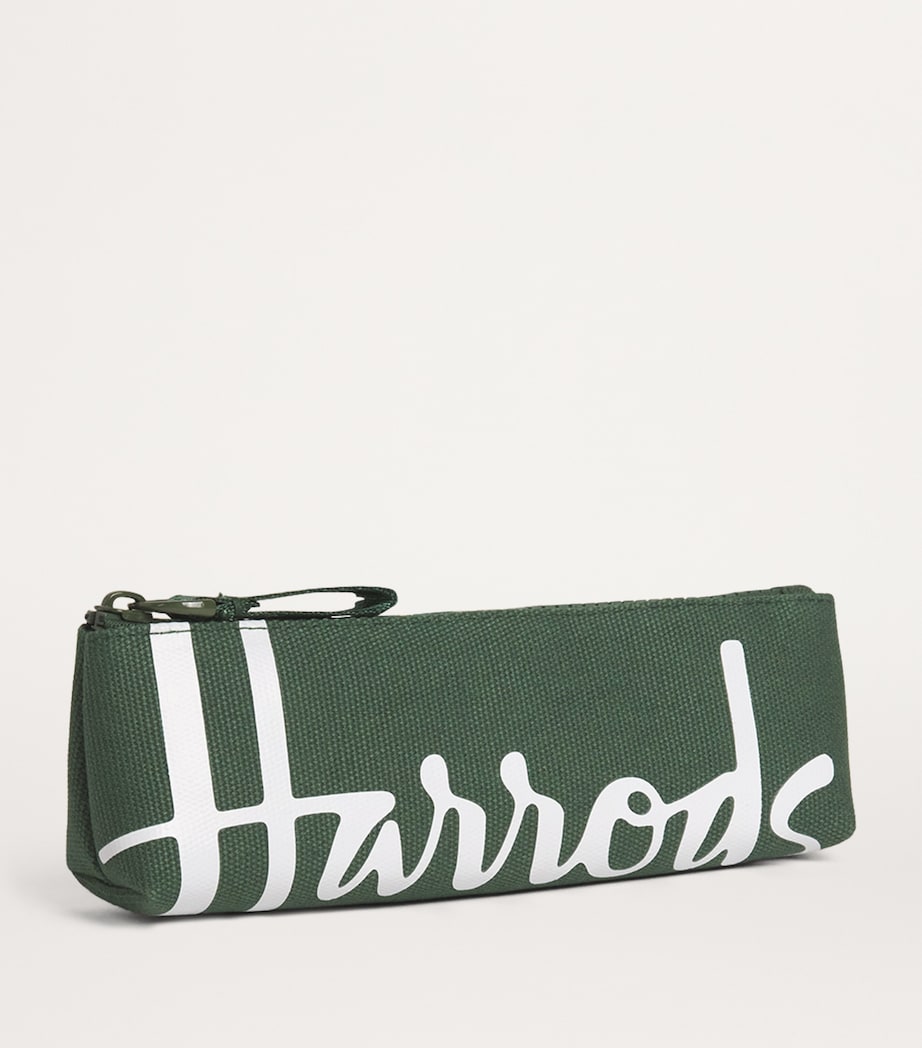 Cotton Logo Pencil Case DARK GREEN Image 2