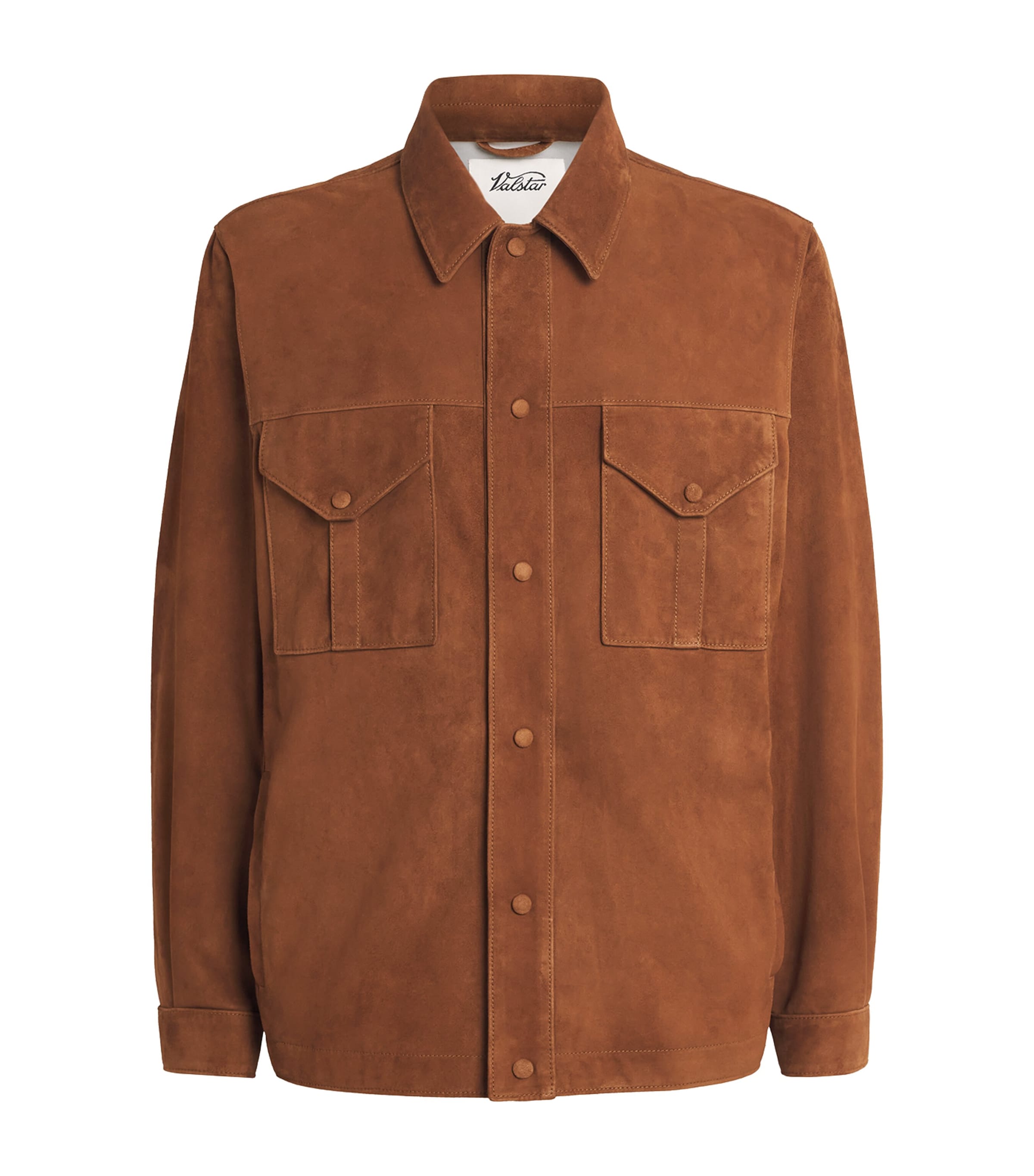 Valstar Mens Suede Blackey Overshirt Image 1