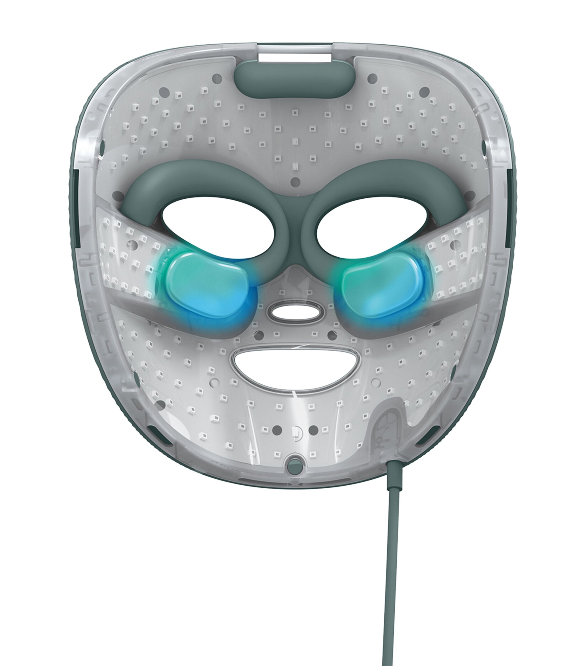 Shark CryoGlow Under-Eye Cooling + LED Anti-Ageing & Blemish Repair Mask Set Sage Green Image 2