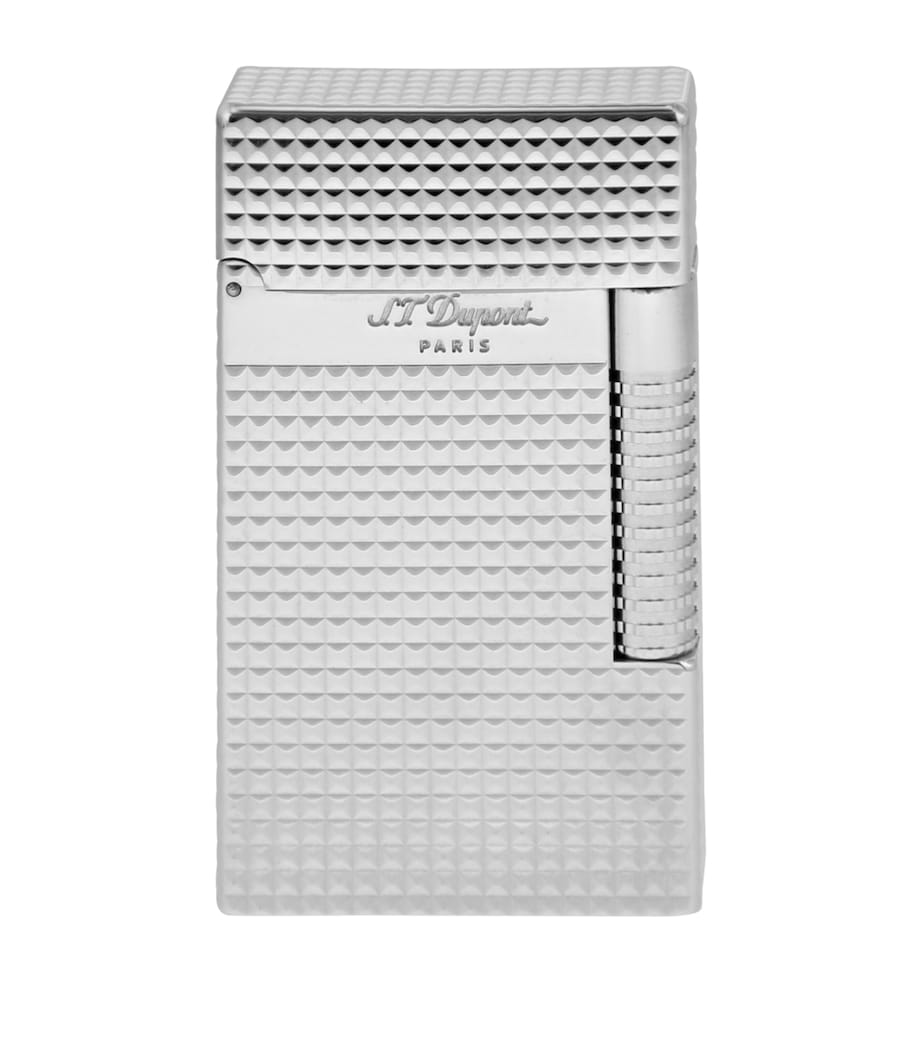 Palladium-Plated New Grand Dupont Lighter SILVER Image 4