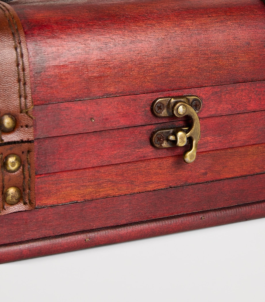 Wine Bottle Box Decoration (35cm) DARK BRWN Image 3