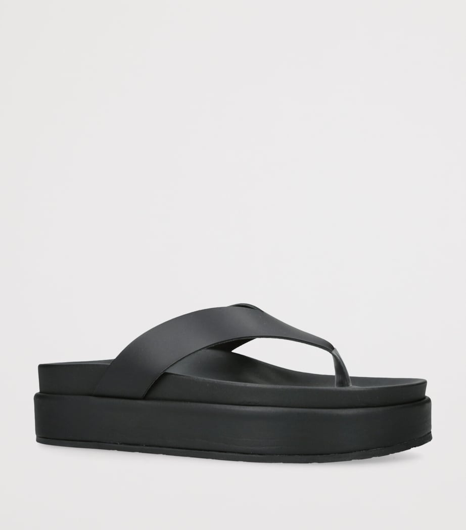 Leather Charys 2 Flatform Sandals 35 BLACK Image 3