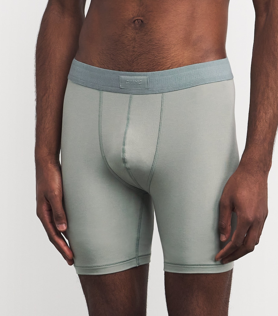 Stretch-Jersey Boxer Briefs (Pack of 3) STONE MULTI Image 2