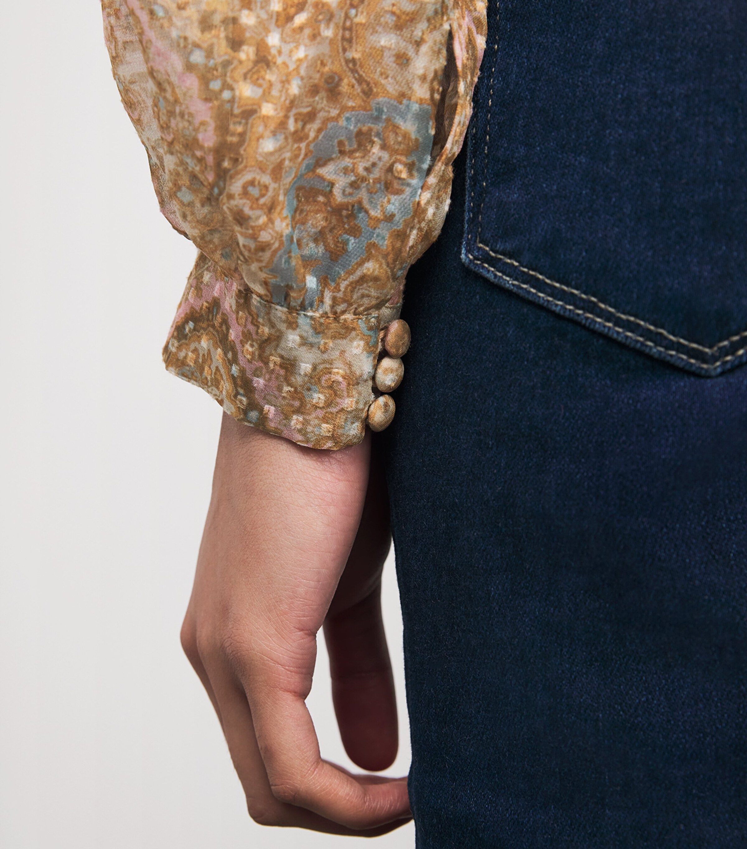 Devoré Dezi Blouse HONEY MULTI Image 6