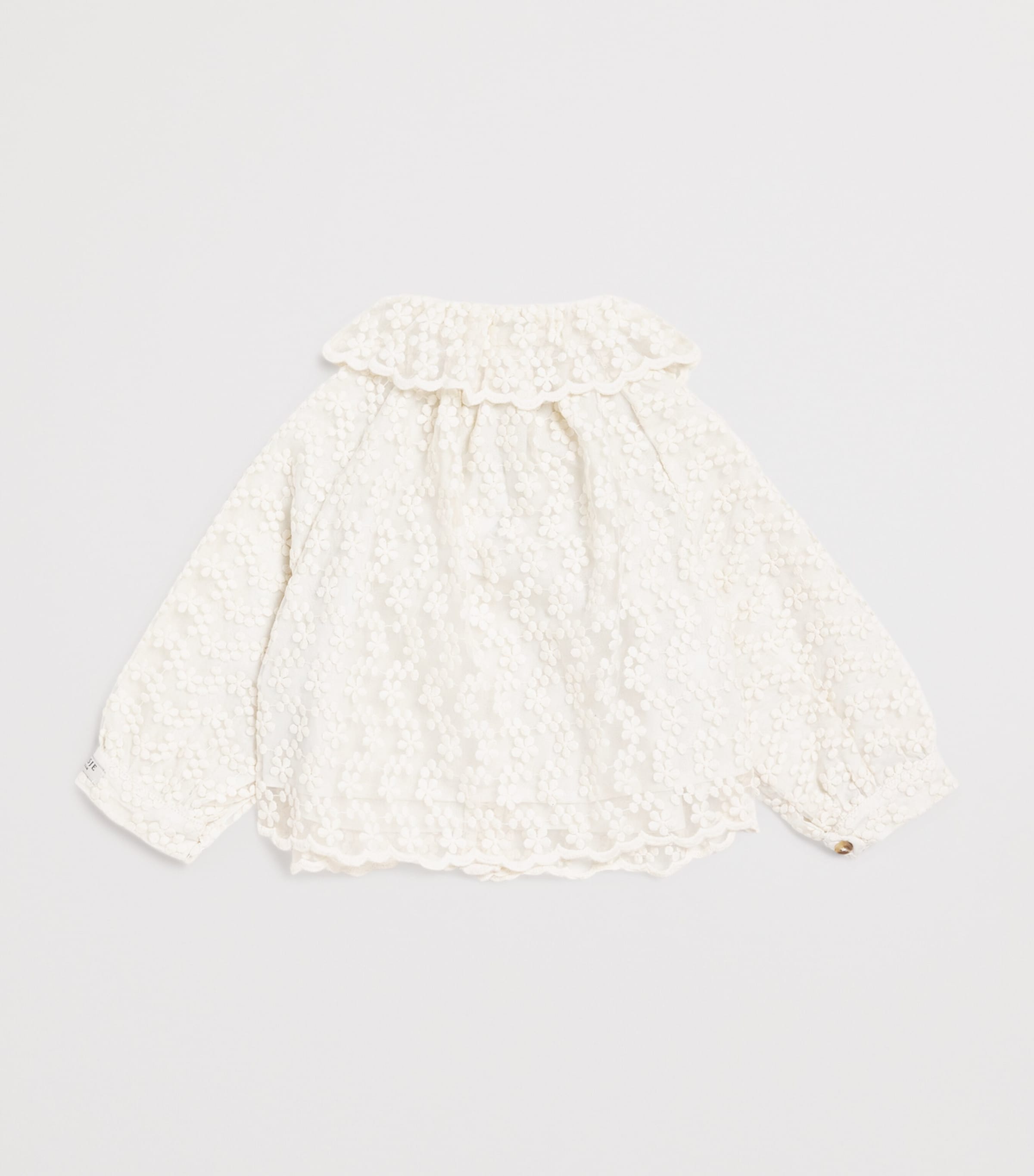 Lace Mailien Blouse (0 Months-4 Years) 00003WARM WHITE Image 2