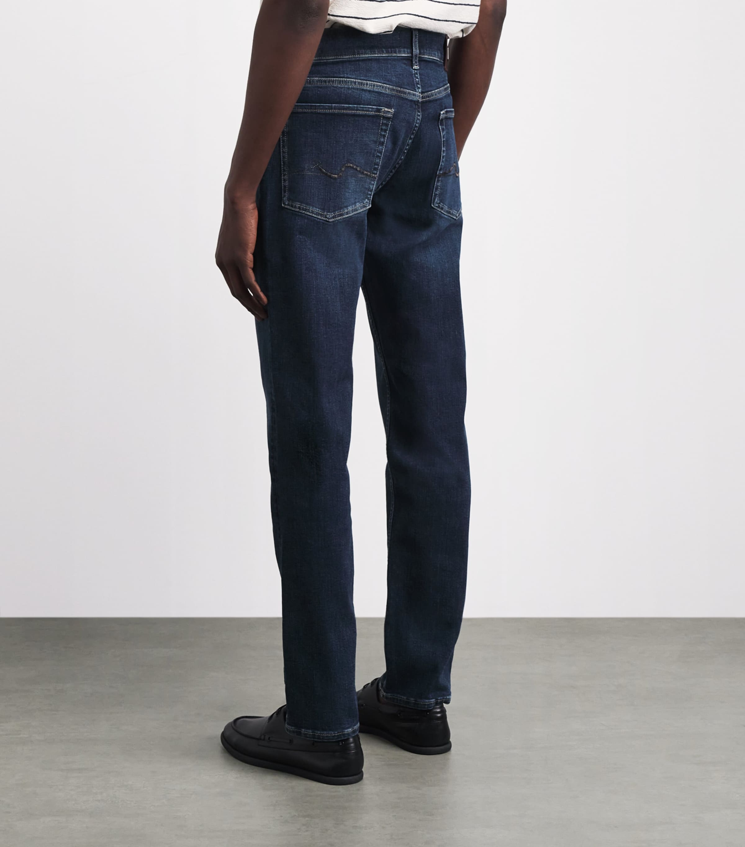 7 For All Mankind Mens Slimmy Badge Jeans Mirror Image 5