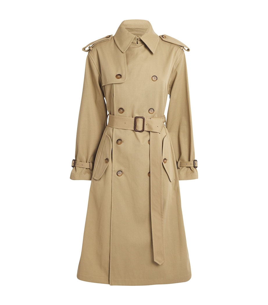 Polo Ralph Lauren Womens Double-Breasted Trench Coat Surrey Tan Image 1