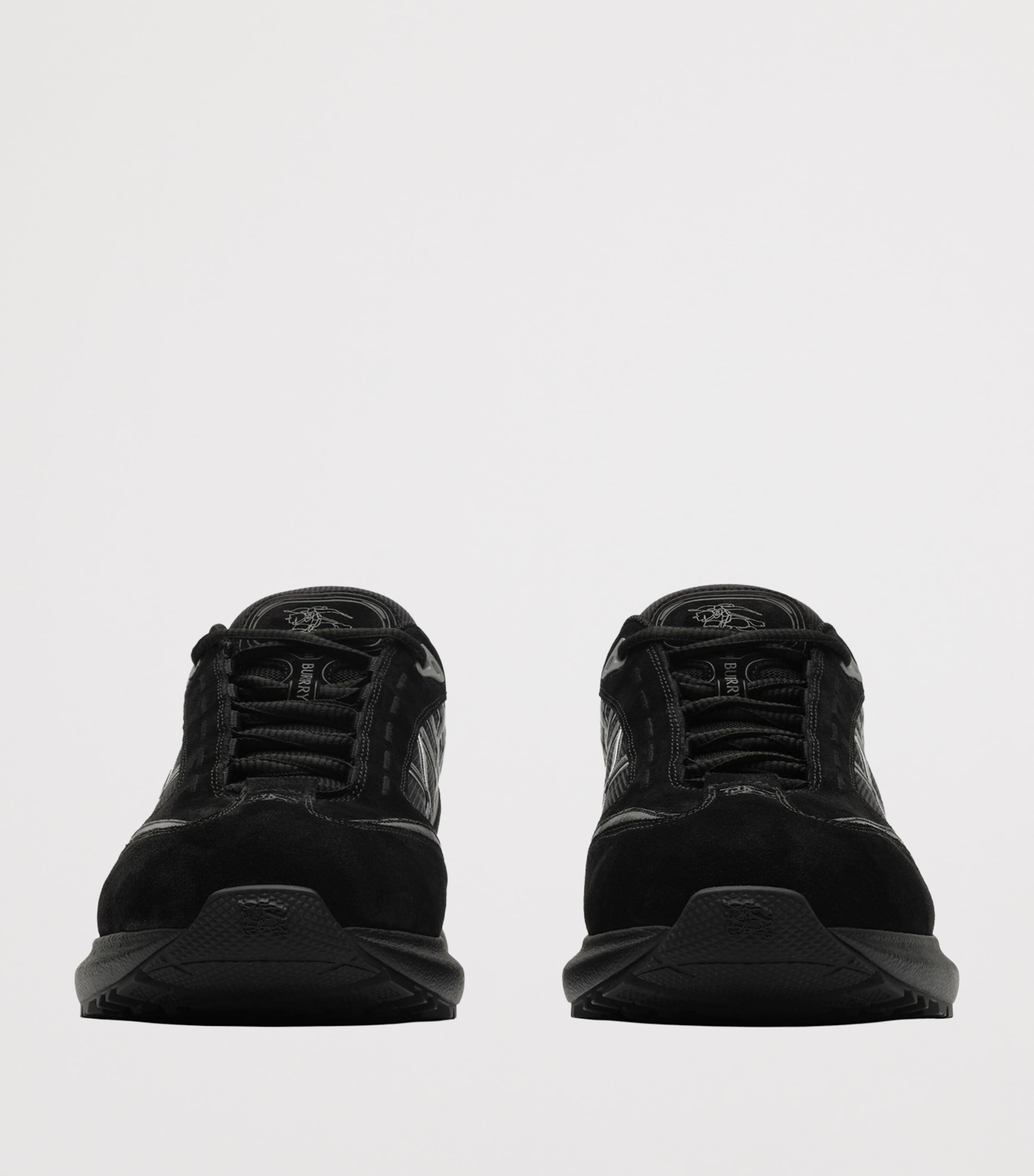 Burberry Mens Eclipse Sneakers Black/black Image 2