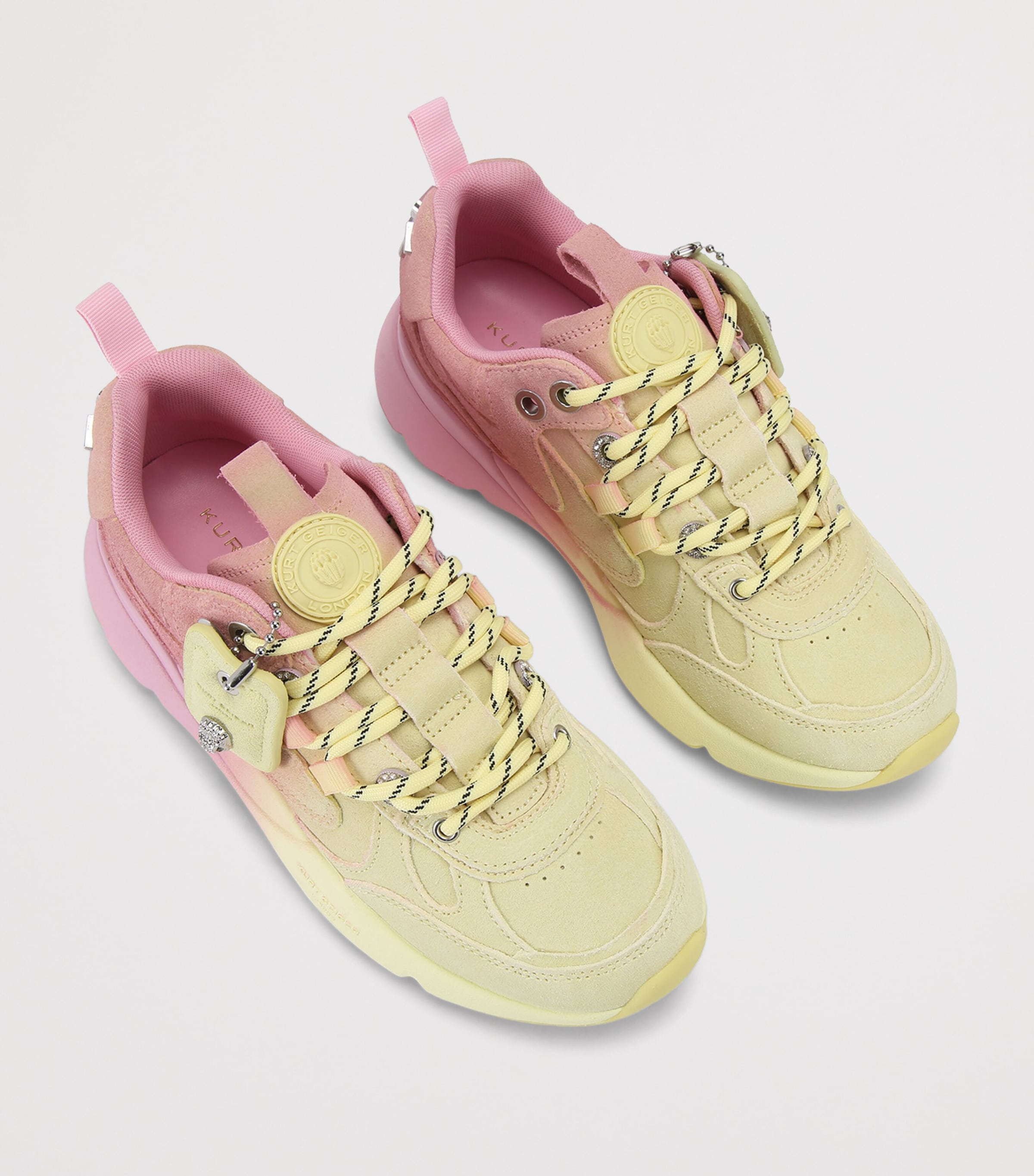 Kurt Geiger London Suede Kurt Runner Sneakers Yellow Image 4