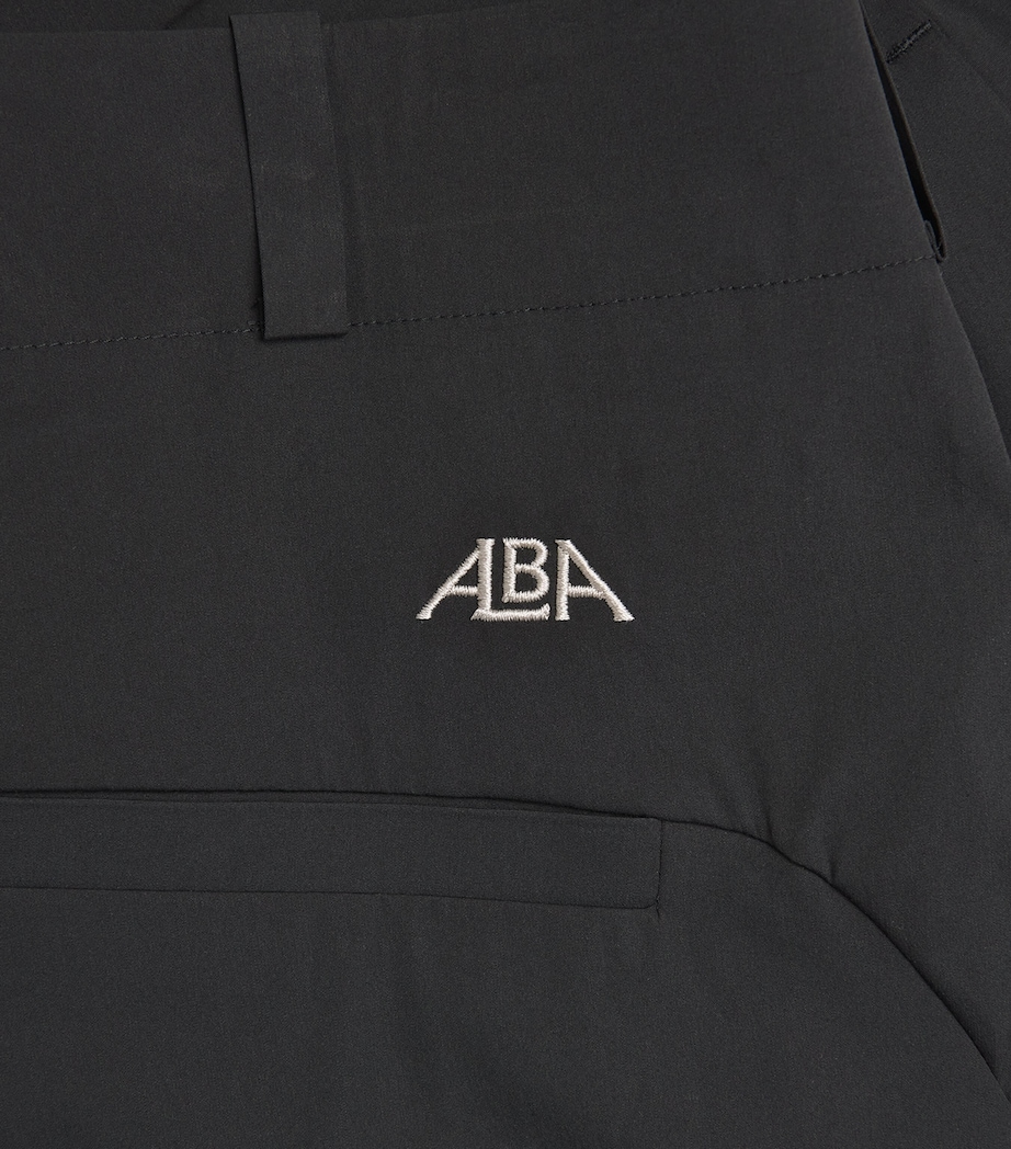 Alba Mens Cotton-Blend Techno Shorts Black Image 6