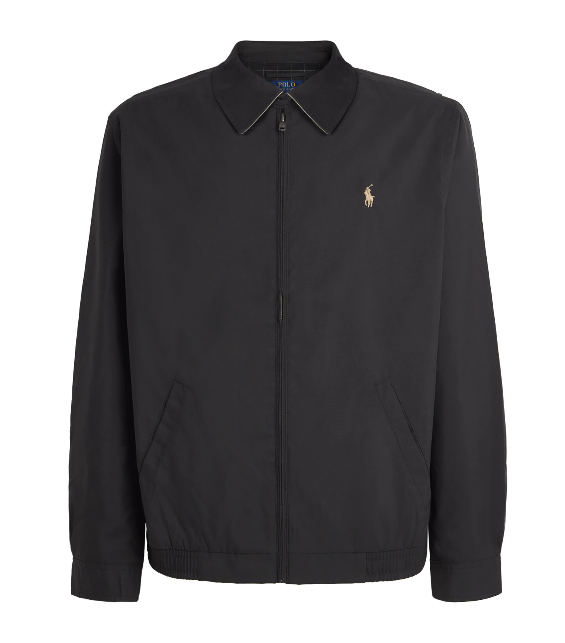 Polo Ralph Lauren Mens Polo Pony Harrington Jacket Black Image 1