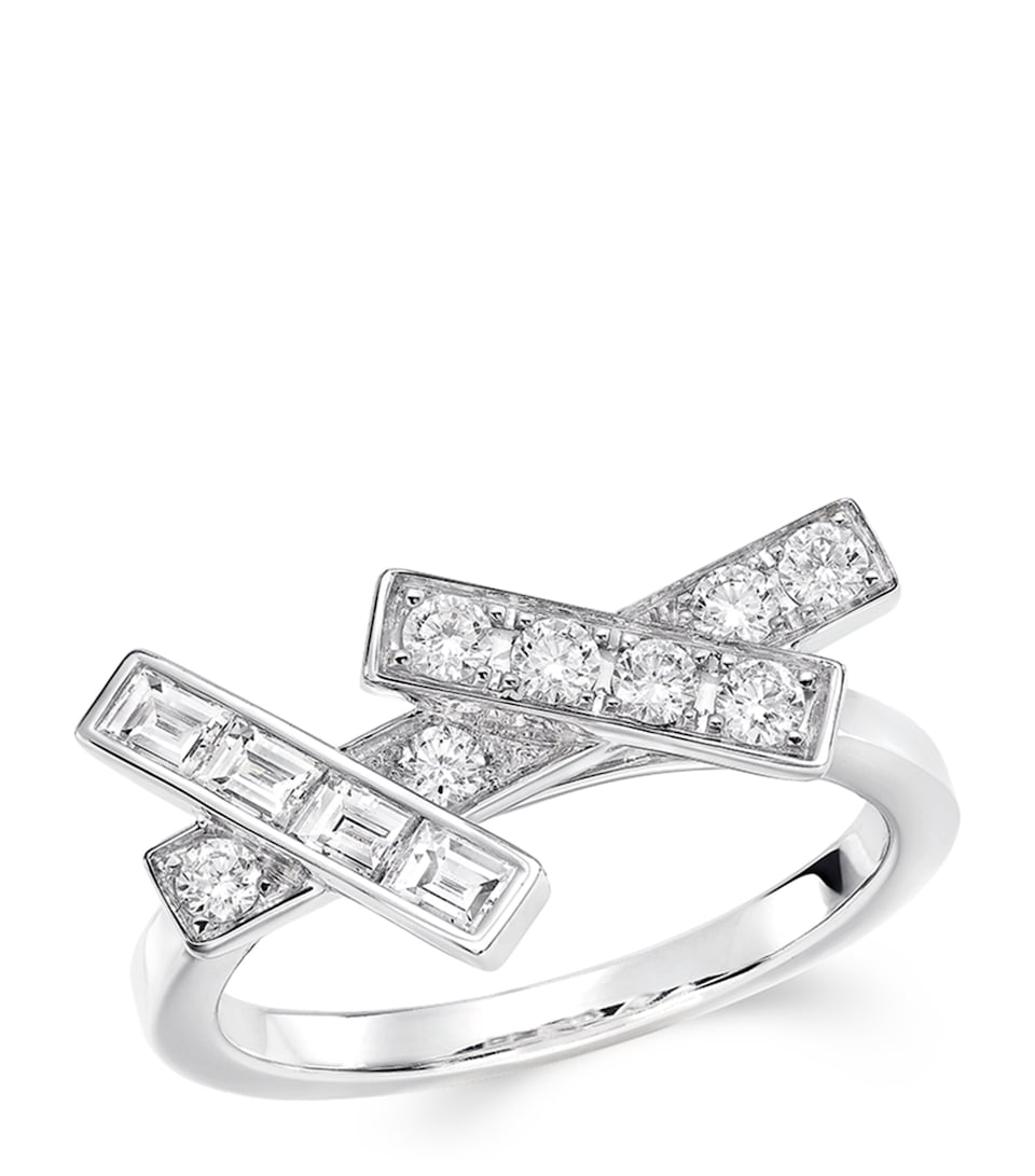 Graff White Gold and Diamond Threads Ring White Gold
