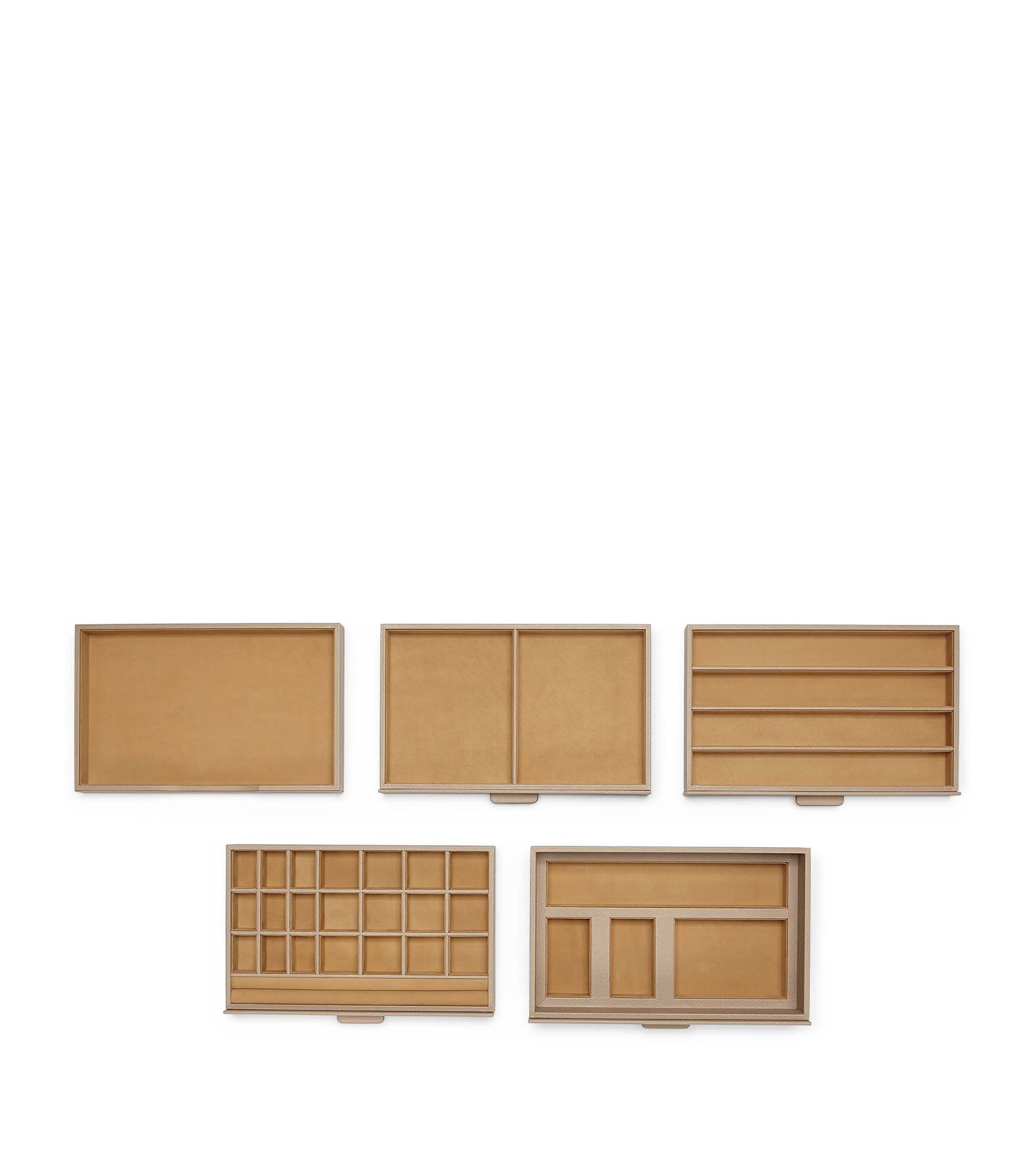 Smythson Panama Jewellery Box Sandstone Image 4