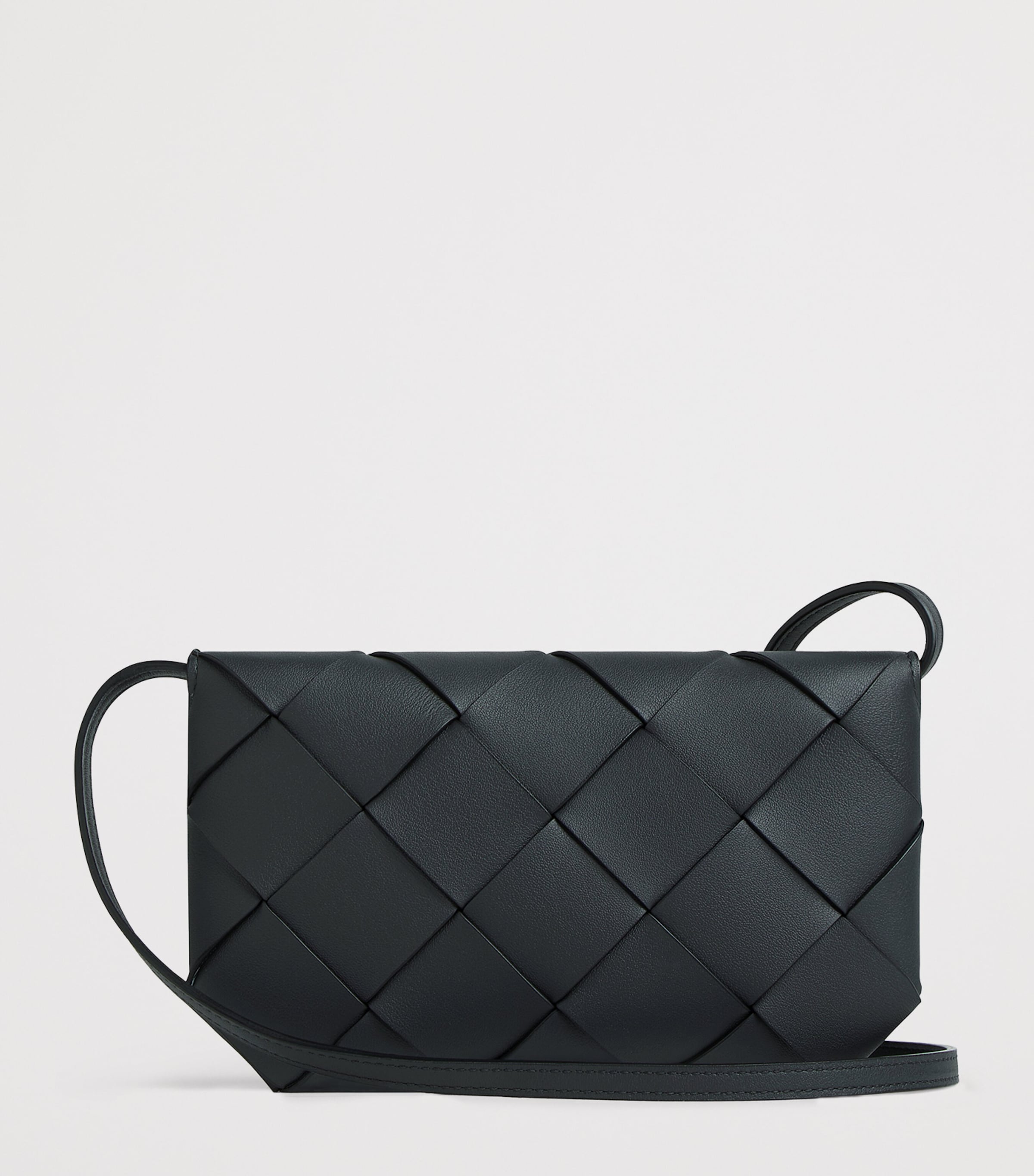 Bottega Veneta Intrecciato Leather Diago Phone Pouch