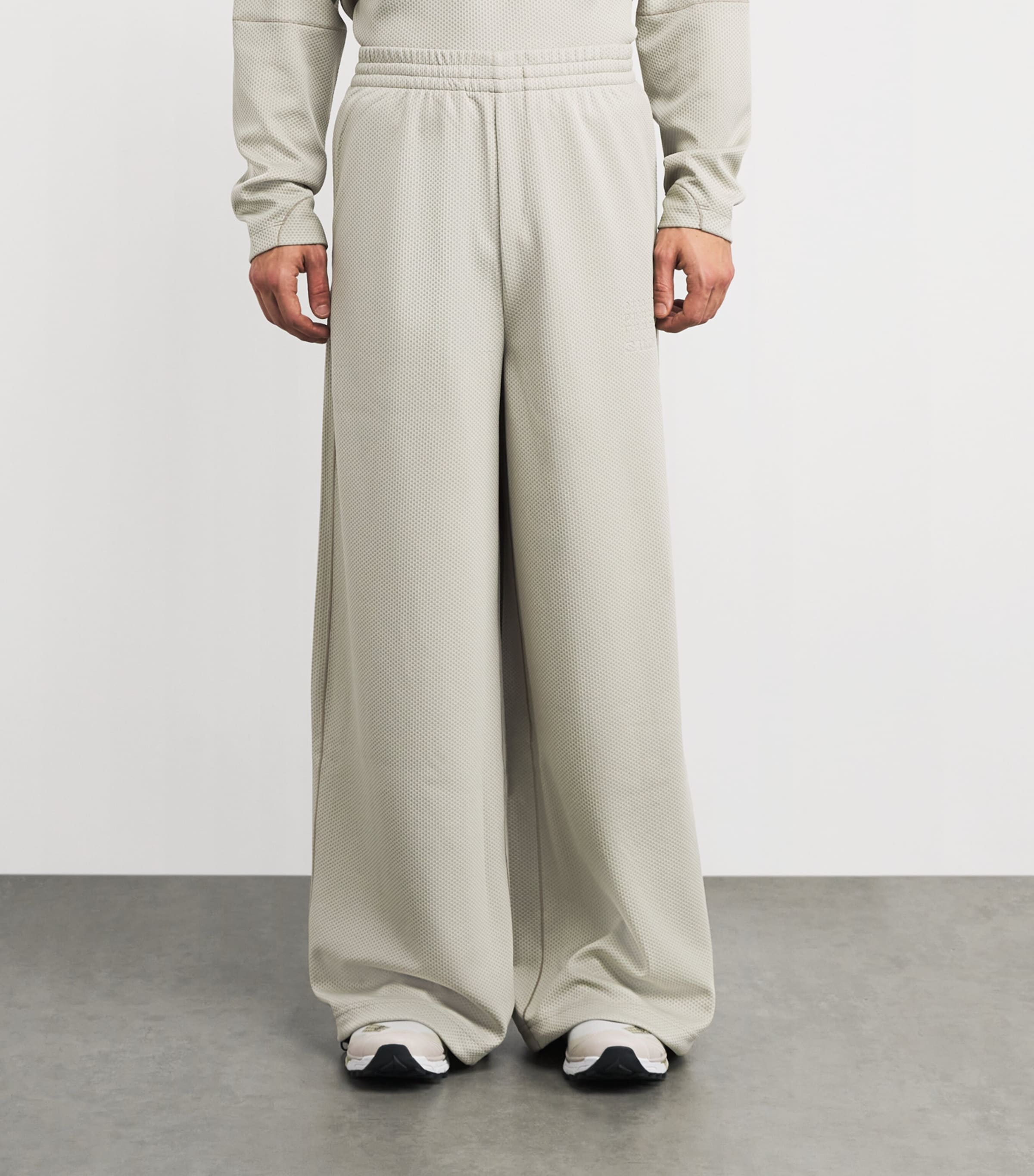 MM6 Maison Margiela Beige x Salomon Wide-Leg Sweatpants | Harrods US