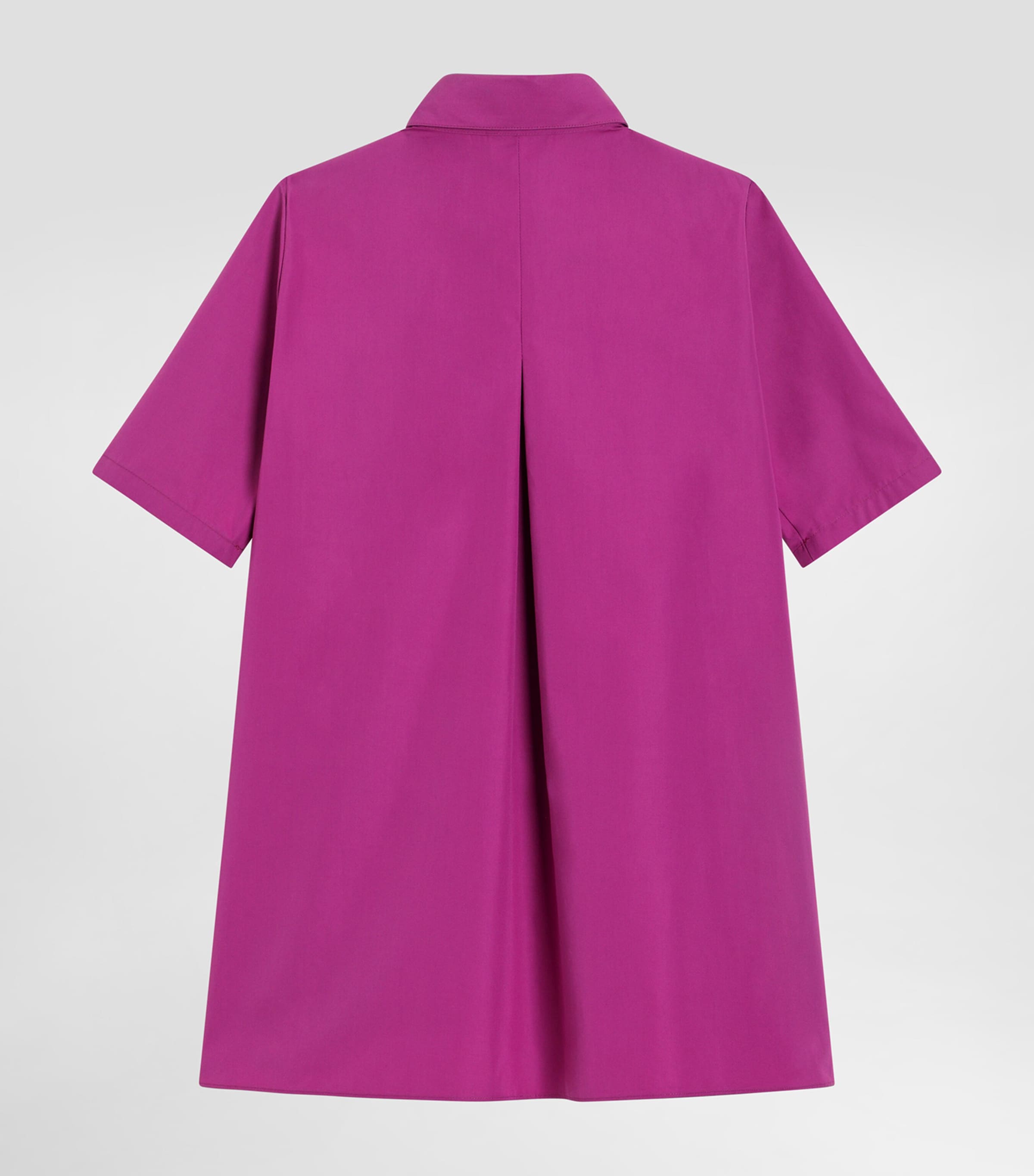 Cotton Shirt Dress (8-12+ Years) F0321-FUXIA Image 2