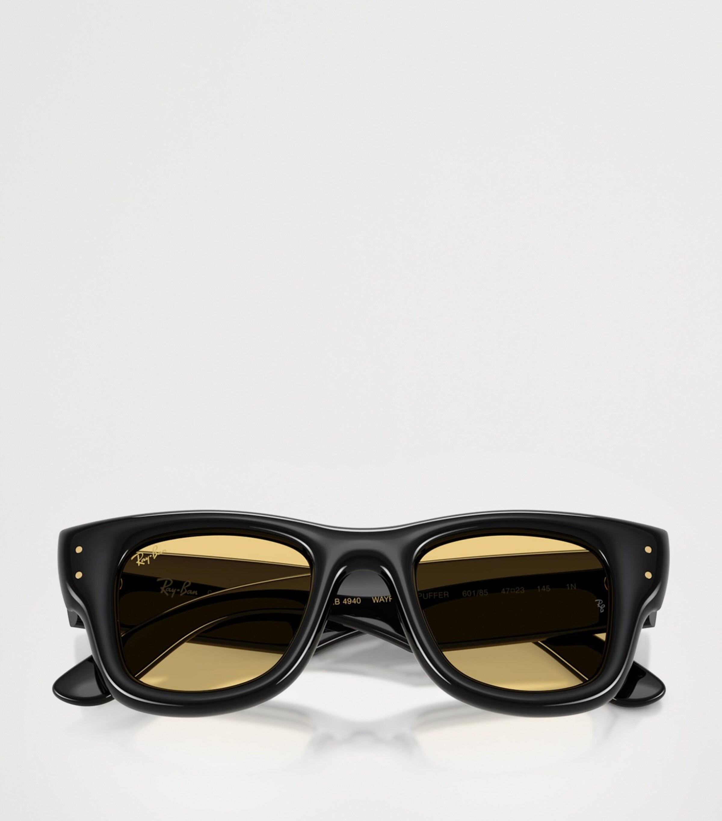 Ray-Ban Wayfarer Puffer Sunglasses Black Image 5