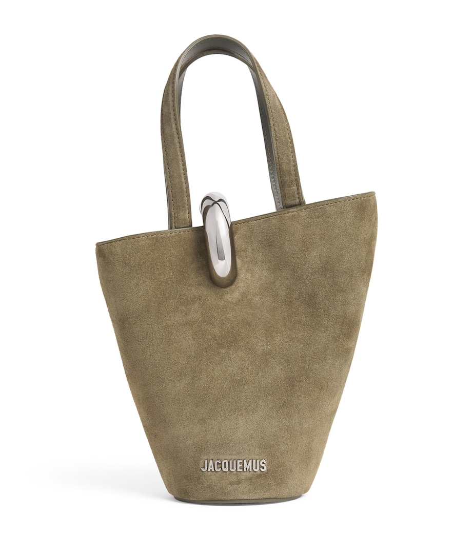 Small Suede Bambola Bucket Bag 560 KHAKI Image 1
