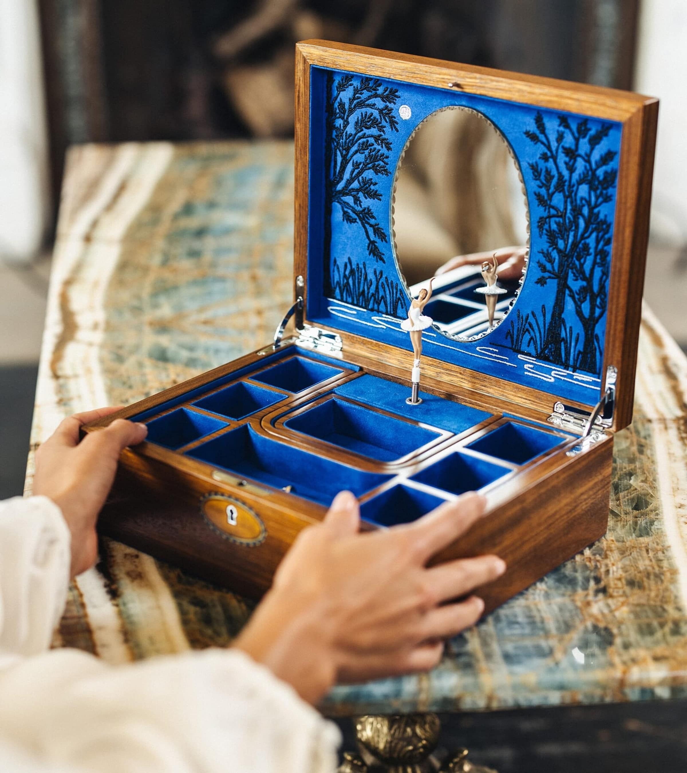 WOLF Ballet Musical Jewellery Box | Harrods US