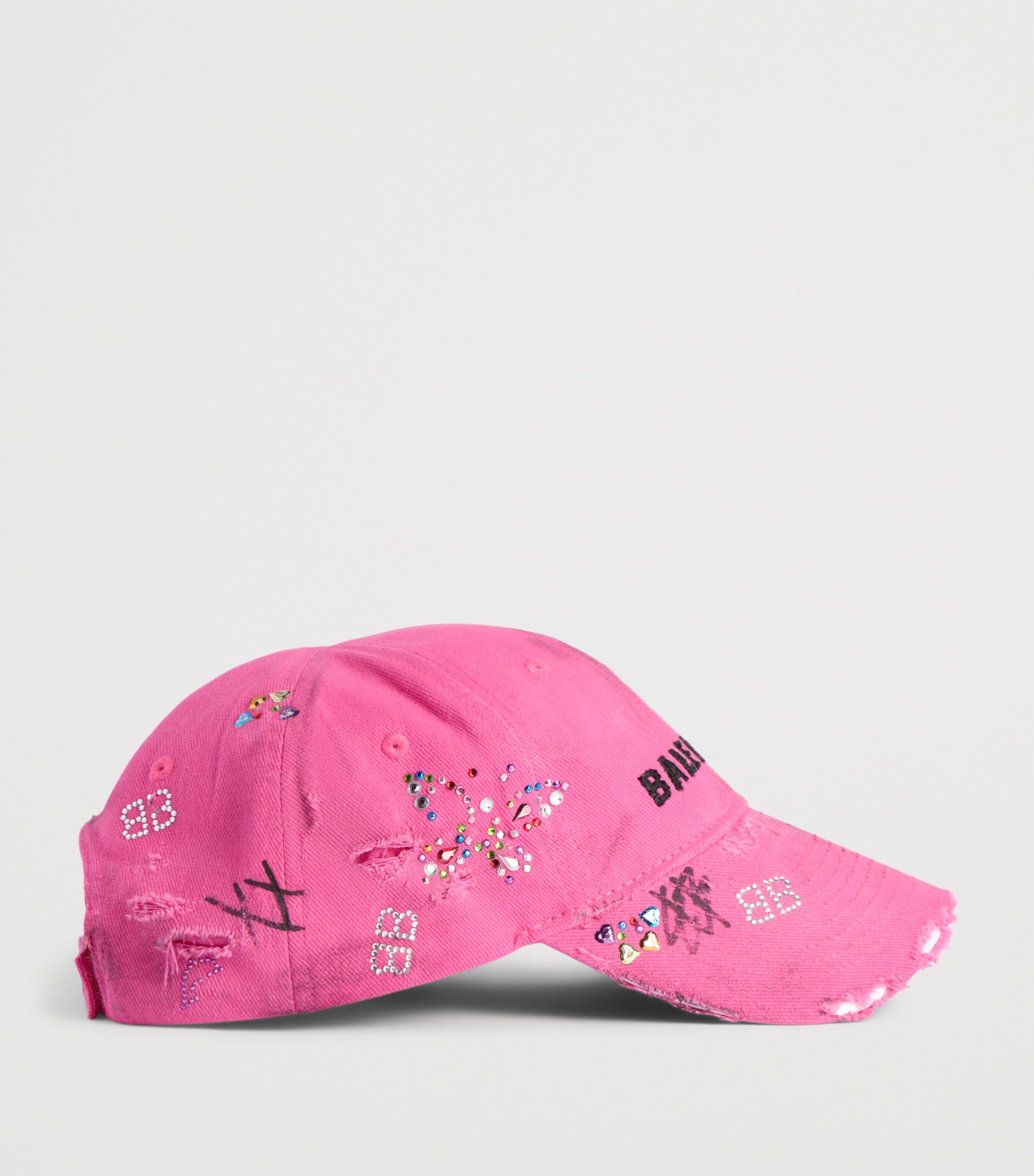 Balenciaga Purple Cotton Upcycled Cap | Harrods UK