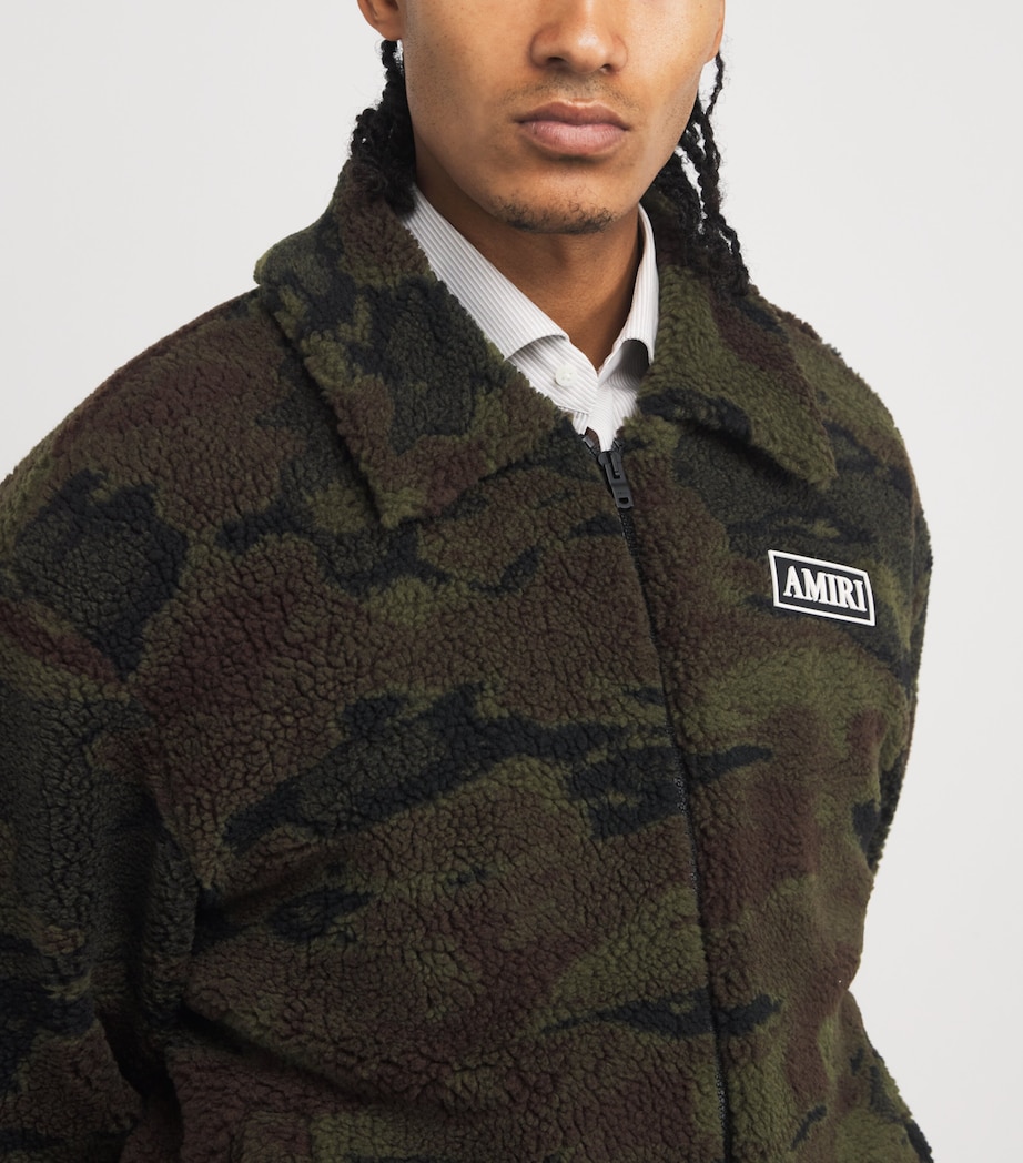 Fleece Camouflage Jacket CAMO Image 6