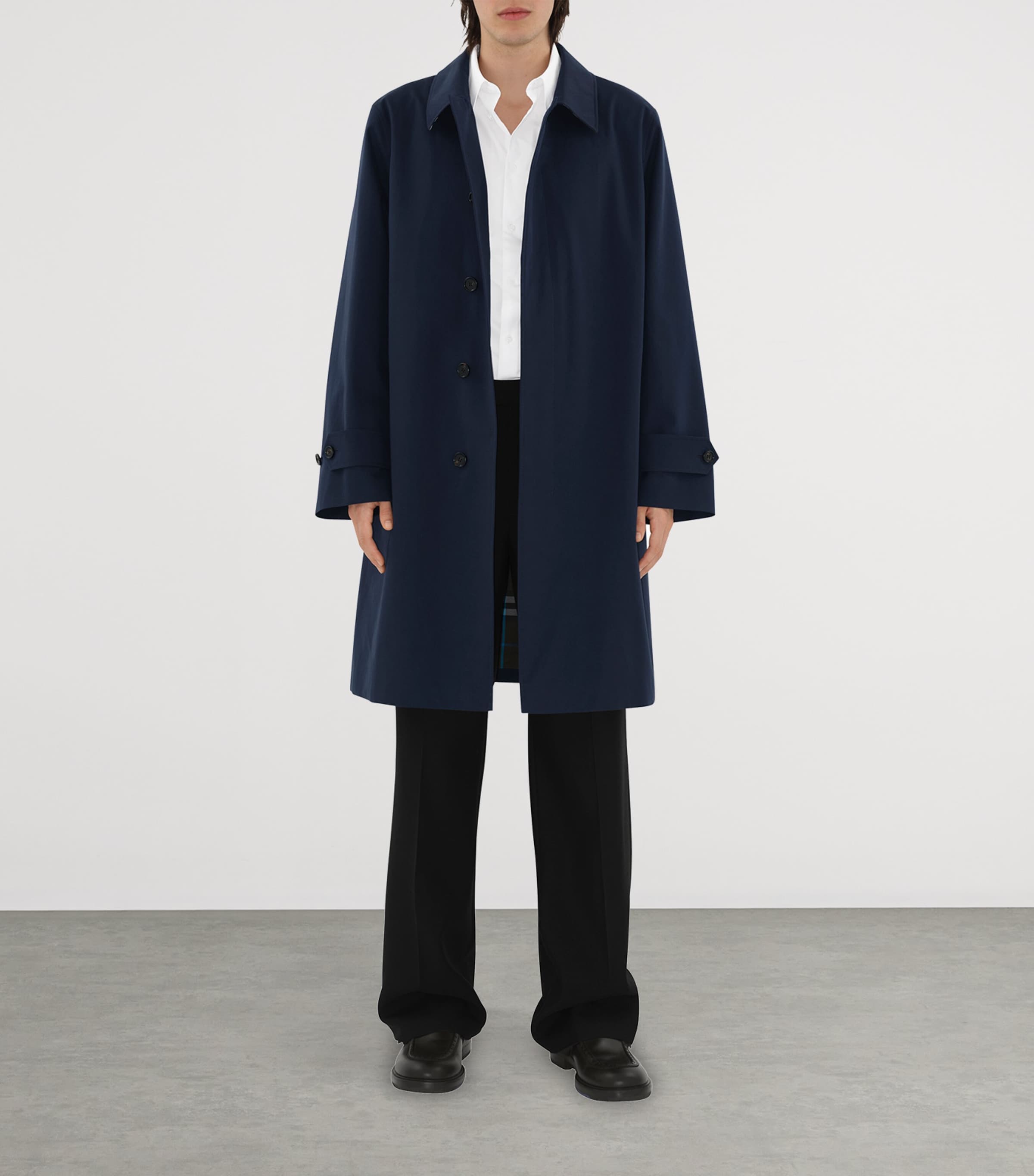 Cotton Gabardine Car Coat STORM Image 2