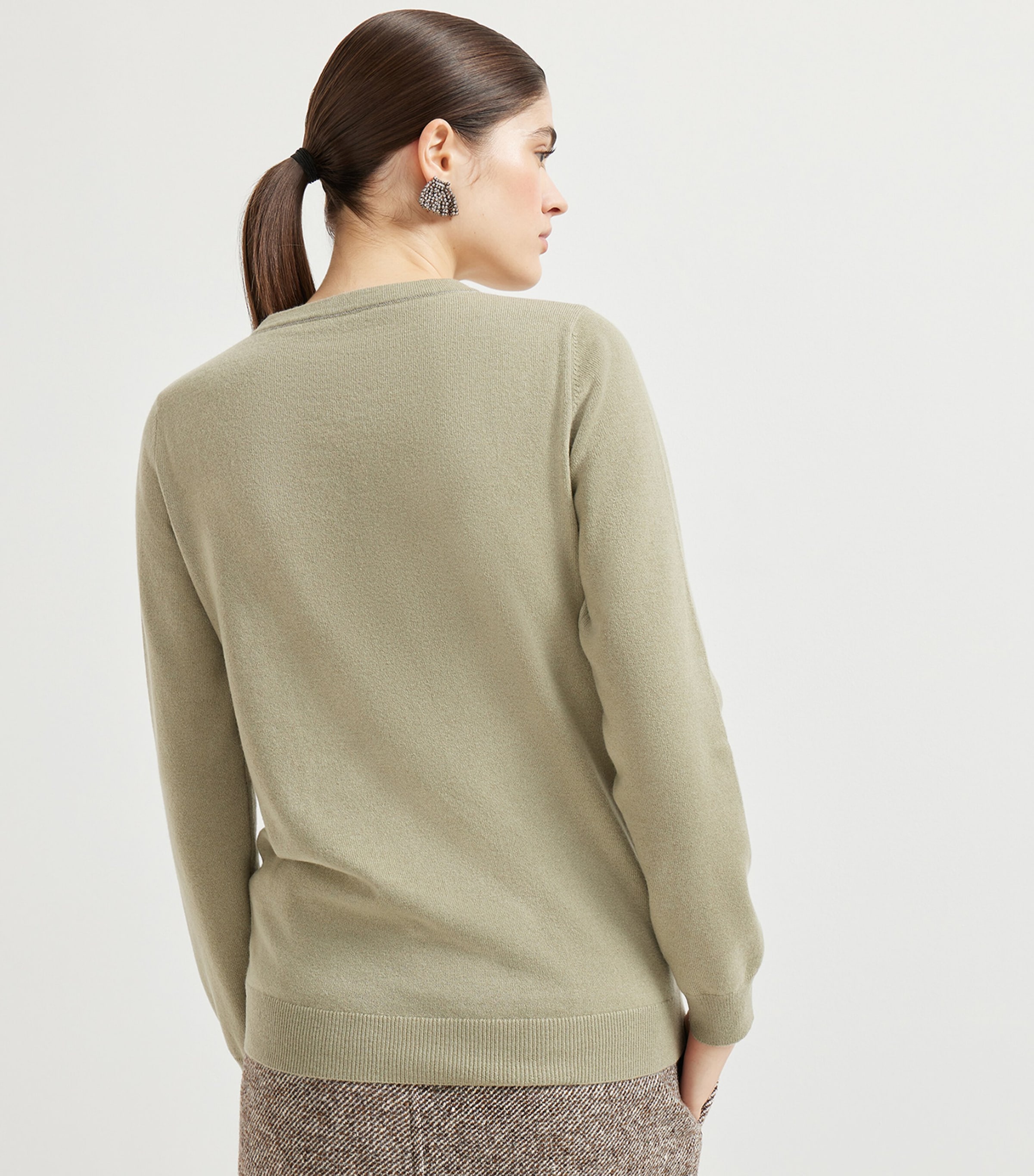 Cashmere Crew-Neck Sweater C4264 Image 3