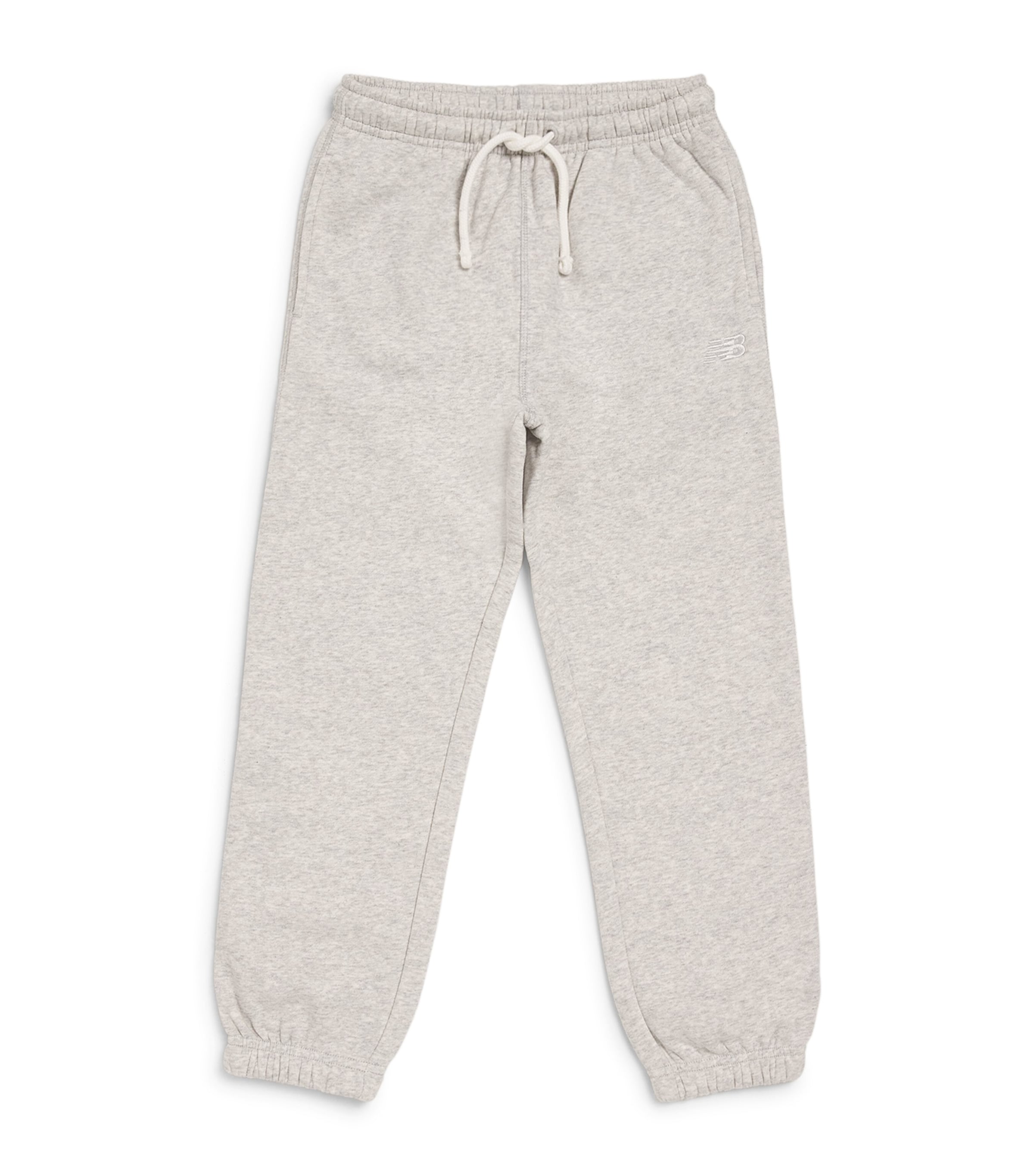 New Balance Kids' Cotton-blend Logo Sweatpants In Purple