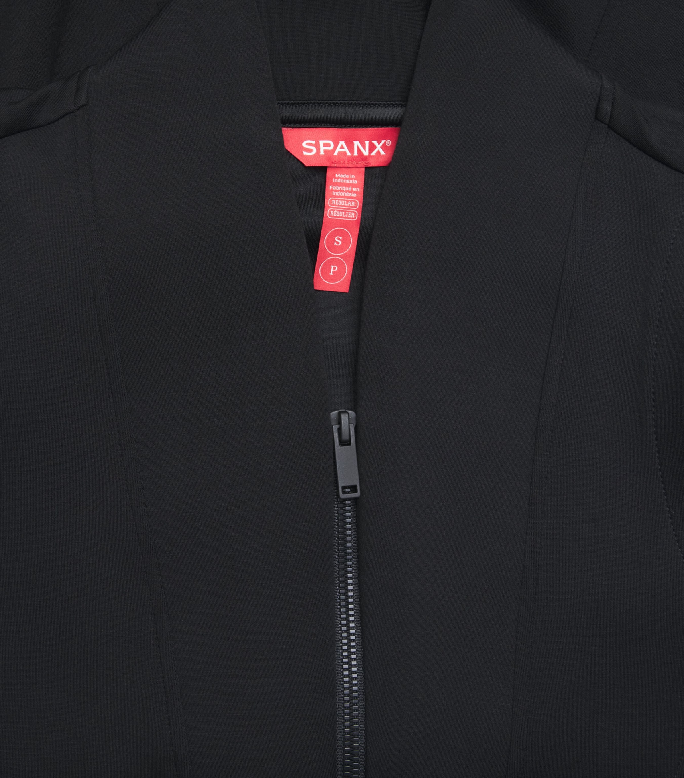 SPANX Womens SPANX AirEssentials Half-Zip Jumpsuit Very Black Image 6