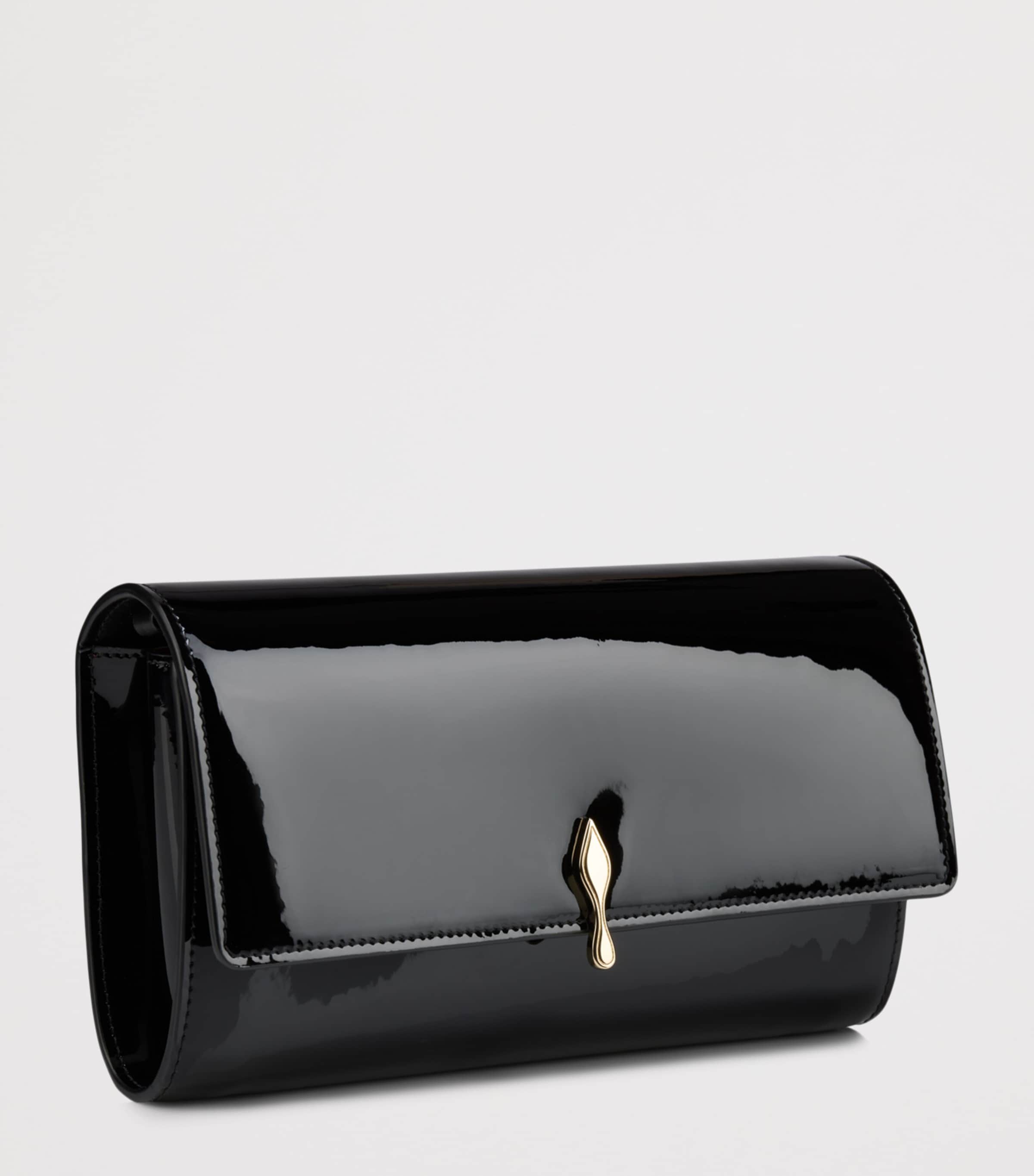 Christian Louboutin Bettina Soft Patent Wallet-On-Chain Image 2