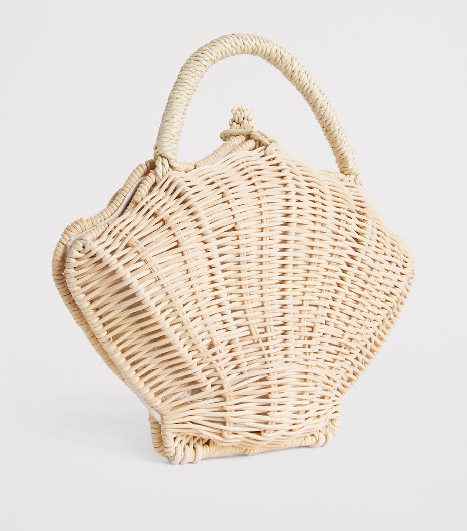 MARLO Straw Woven Shell Bag Natural Image 2