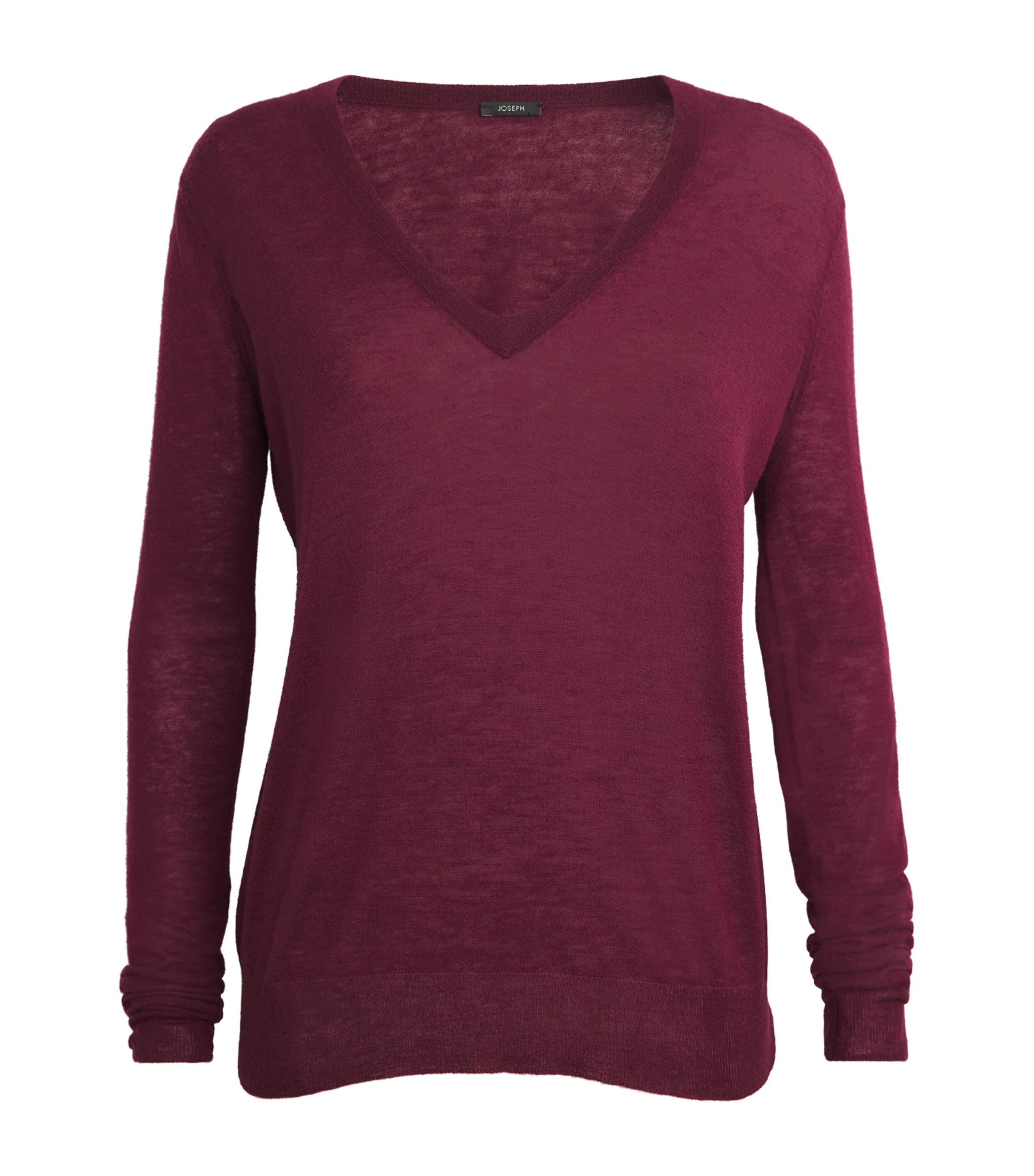 JOSEPH CASHMERE V-NECK CASHAIR SWEATER 