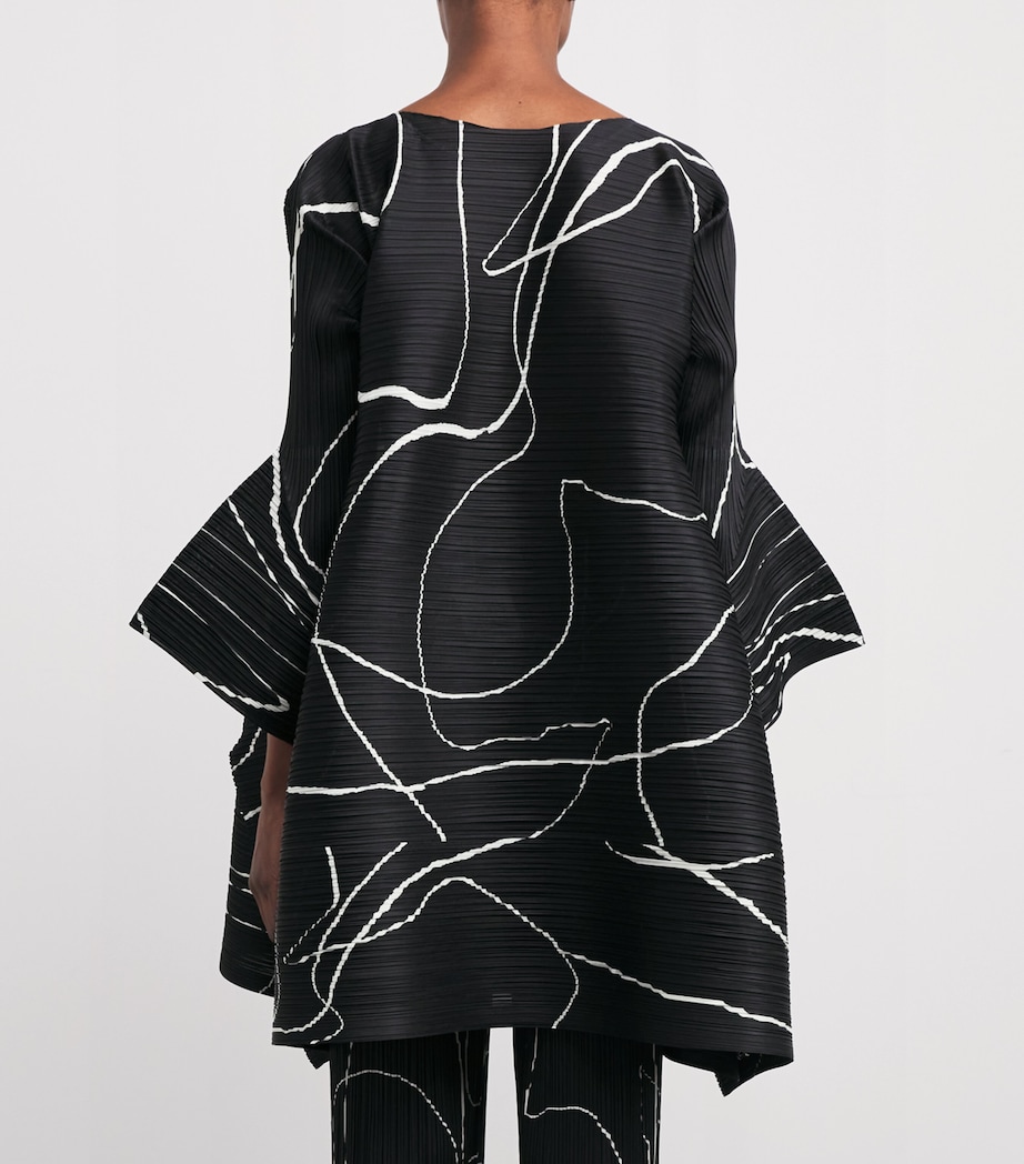 Printed Pause Tunic BLACK Image 4