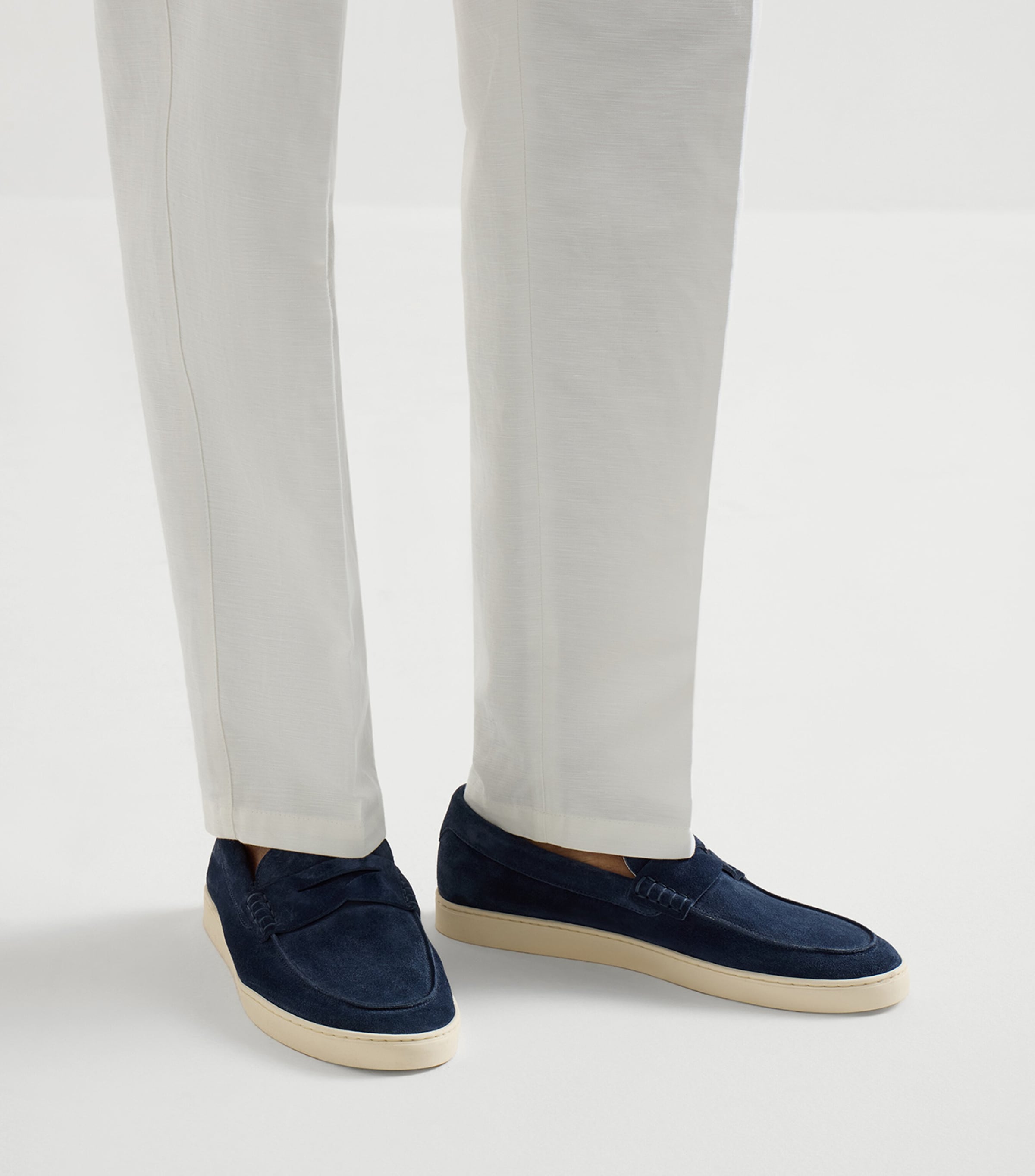 Suede Hybrid Loafers C8862 Image 2