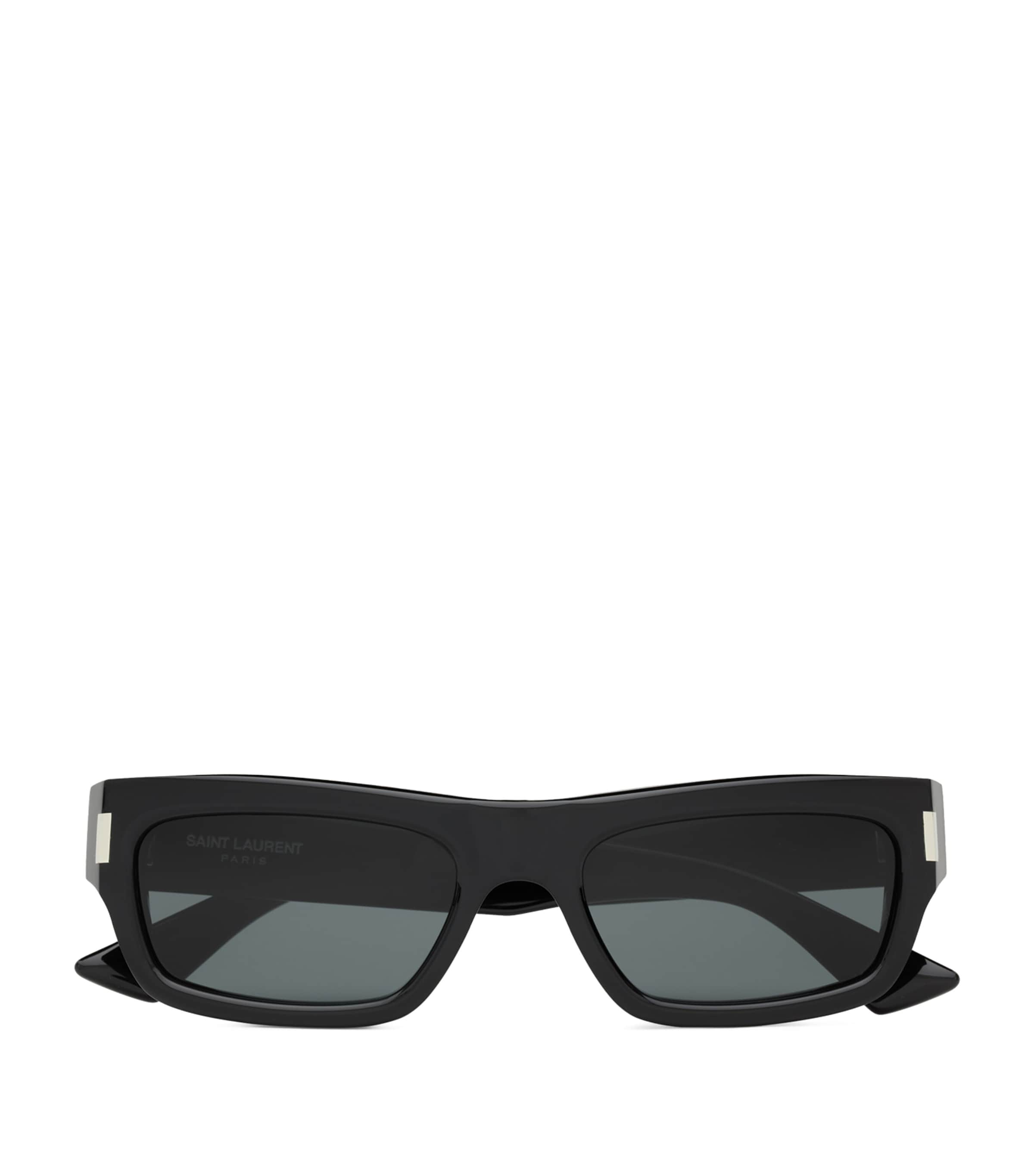 Saint Laurent Acetate Sl 837 Sunglasses In Black