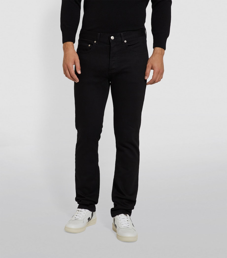 Stretch Slim Jeans BLACK DENIM Image 3