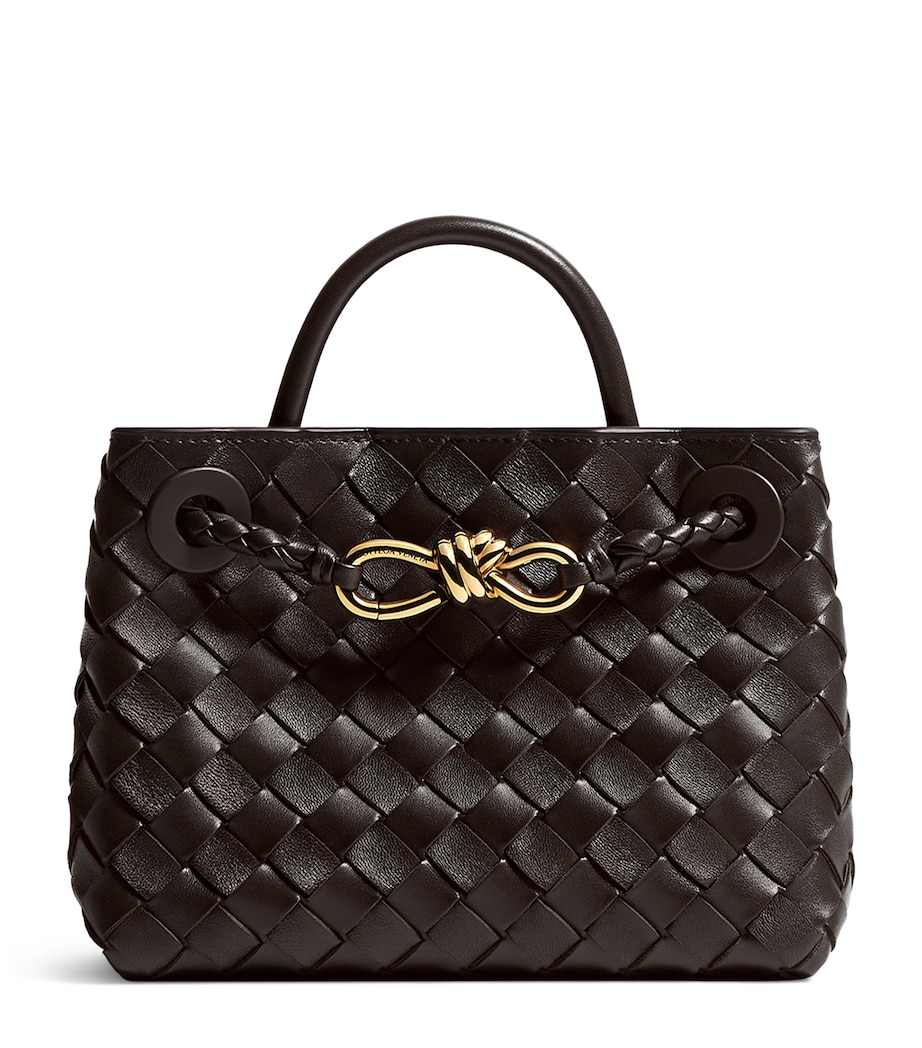 Bottega Veneta Womens Mini Leather Andiamo Top-Handle Bag Image 1