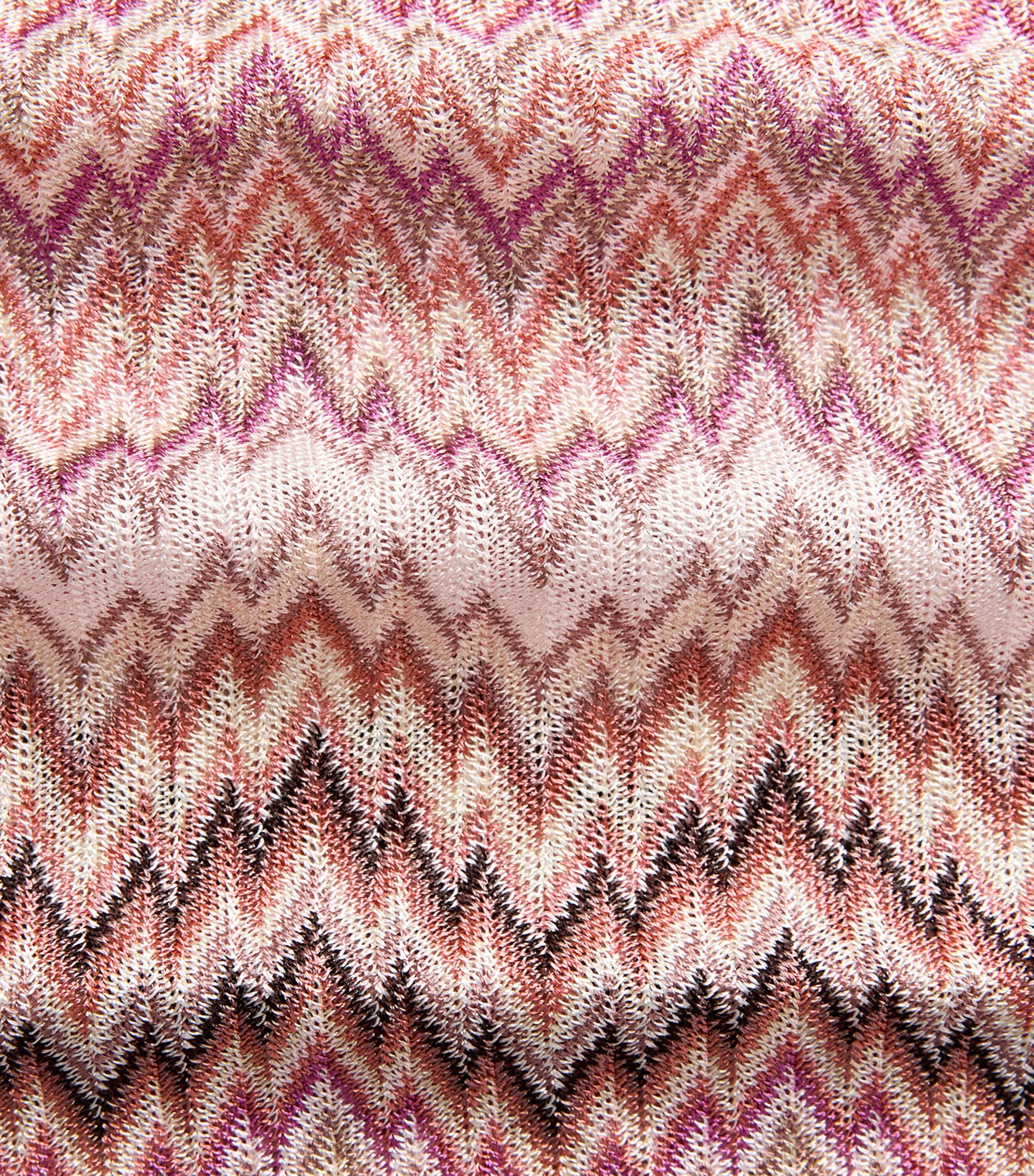 Missoni Womens Zigzag Cami Top Pink White Image 6