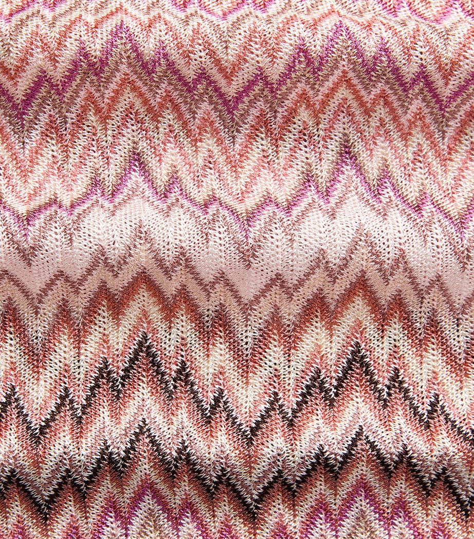 Missoni Womens Zigzag Cami Top Pink White Image 6