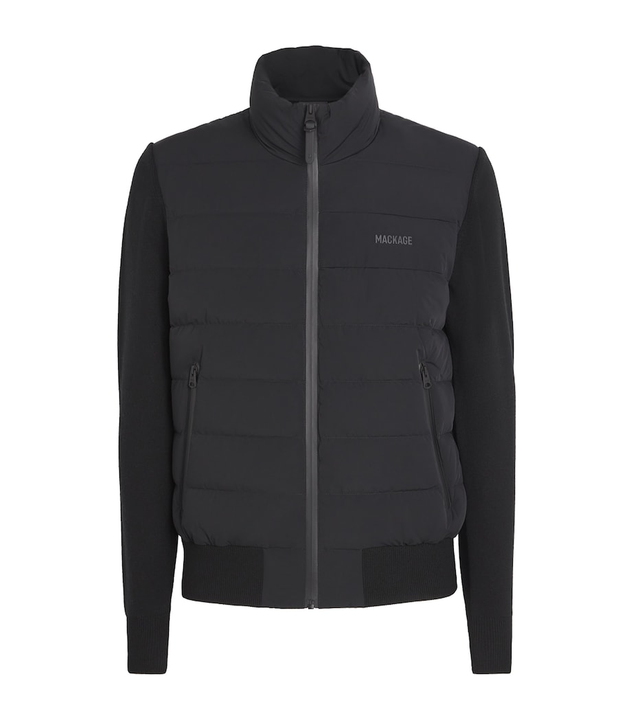 Haney-City Hybrid Down Jacket BLACK Image 1