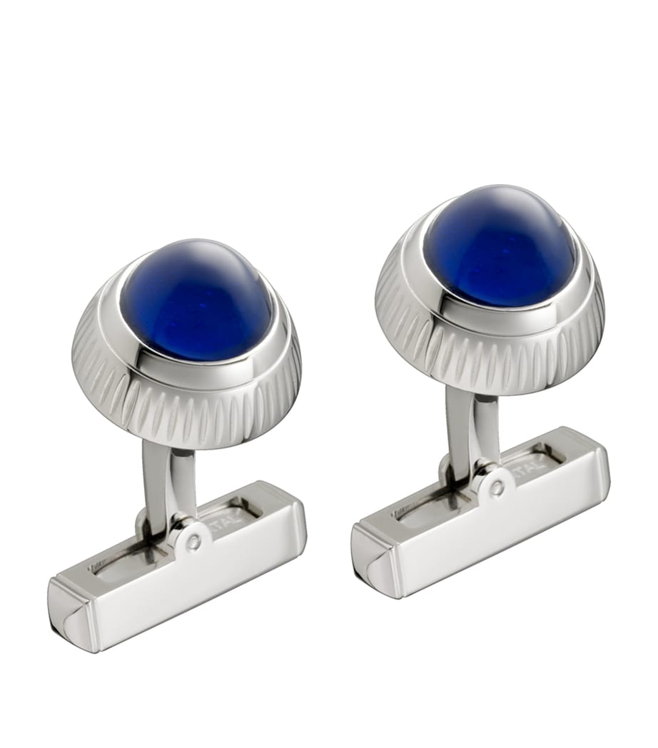 Watch Crown Décor Cufflinks STERLING SILVER Image 1