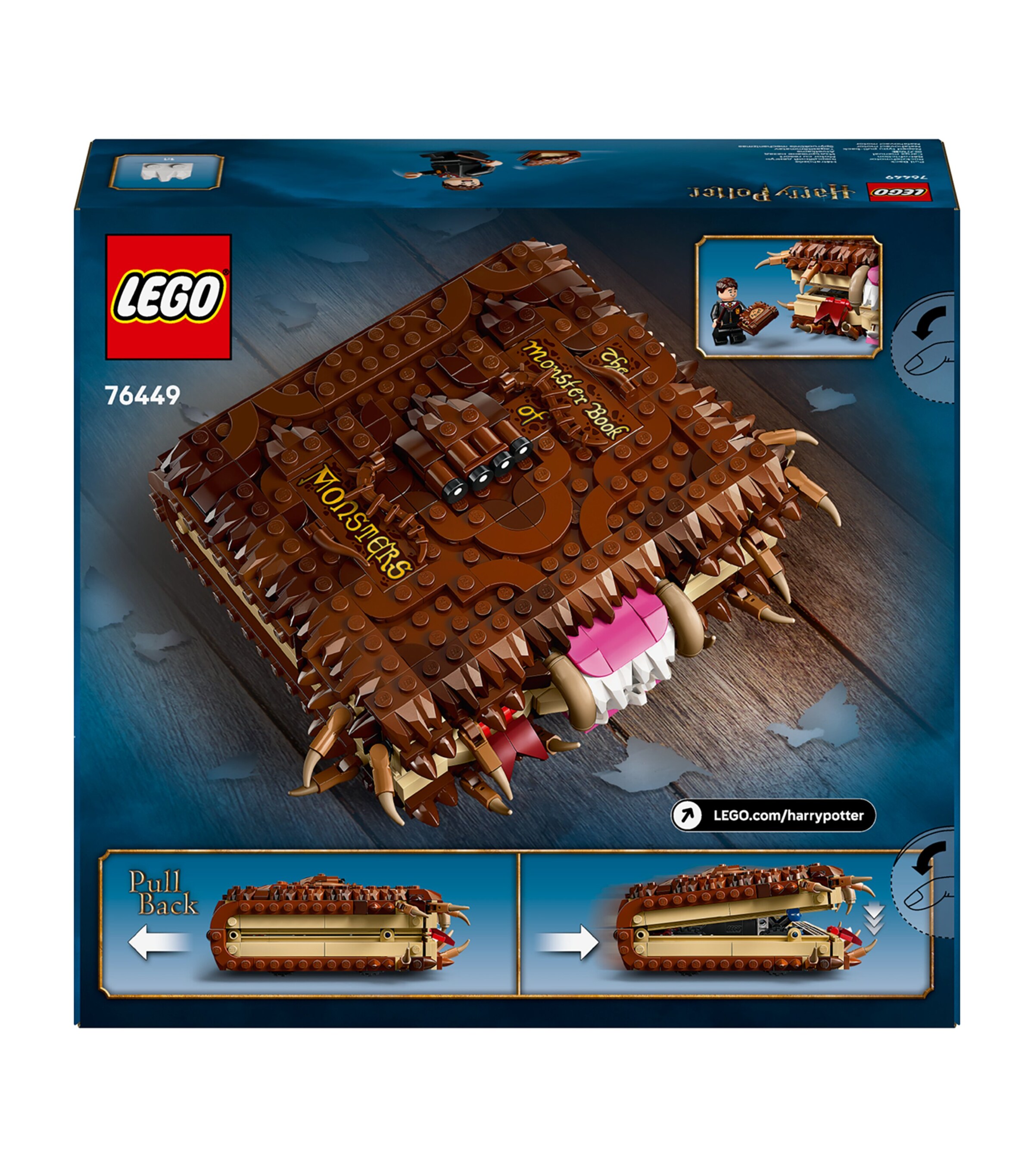 Lego Harry Potter Chomping Monster Book of Monsters 76449 Image 2