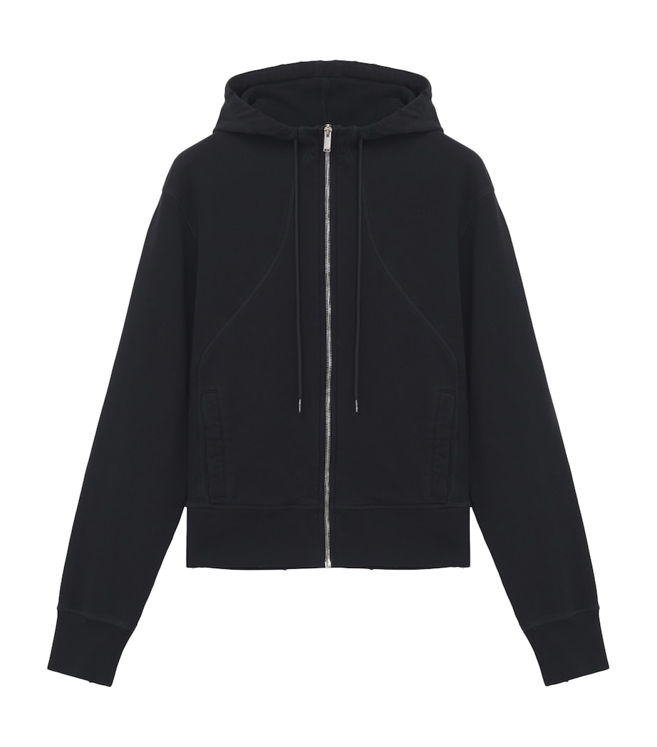 McQueen Mens Distressed Hoodie Image 1