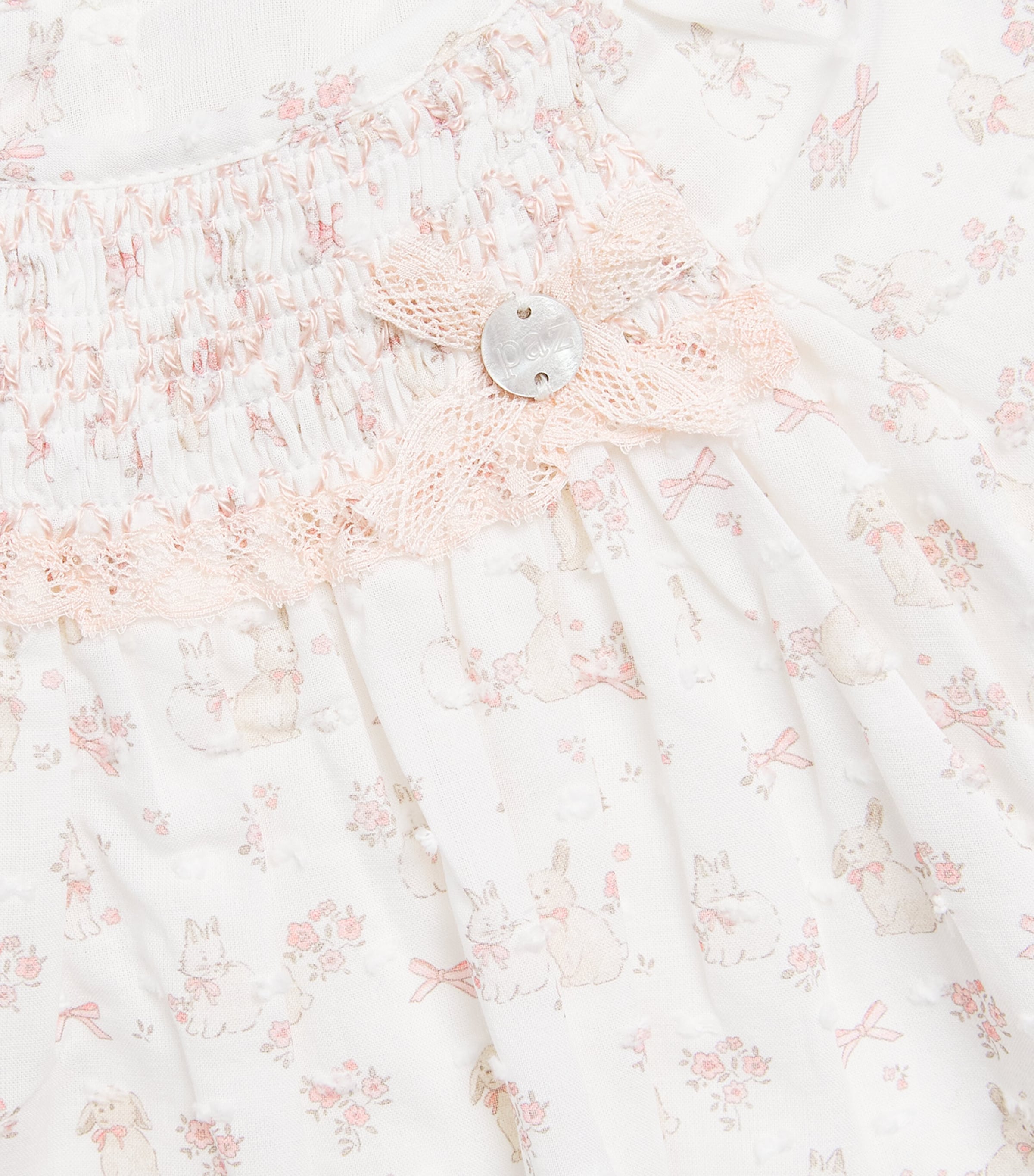Paz Rodriguez Printed Dress and Bloomers Set (1 Month–4 Years) Light Pink Image 4